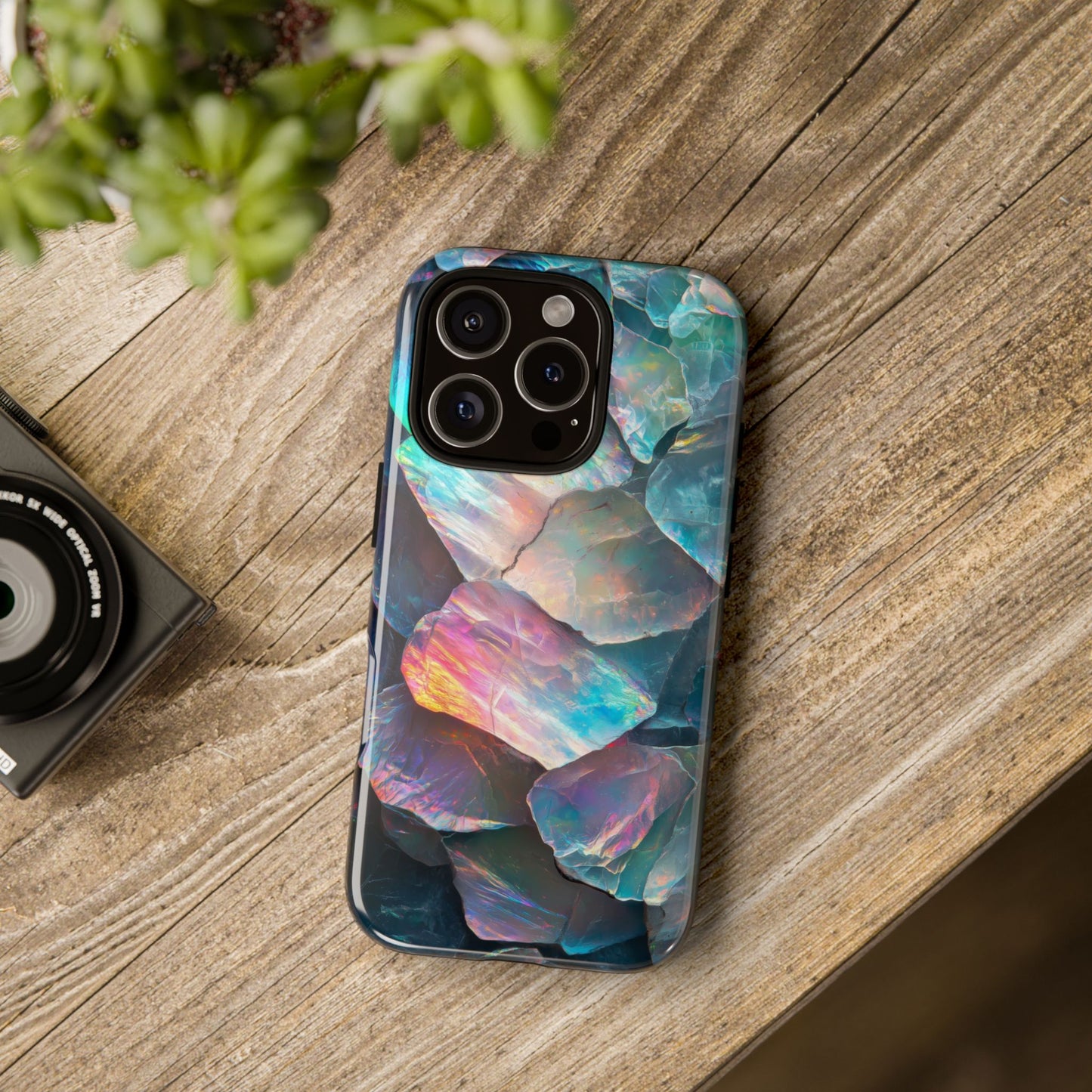 Iridescent Opal Shard Phone Case for iPhone, Samsung & Google Pixel