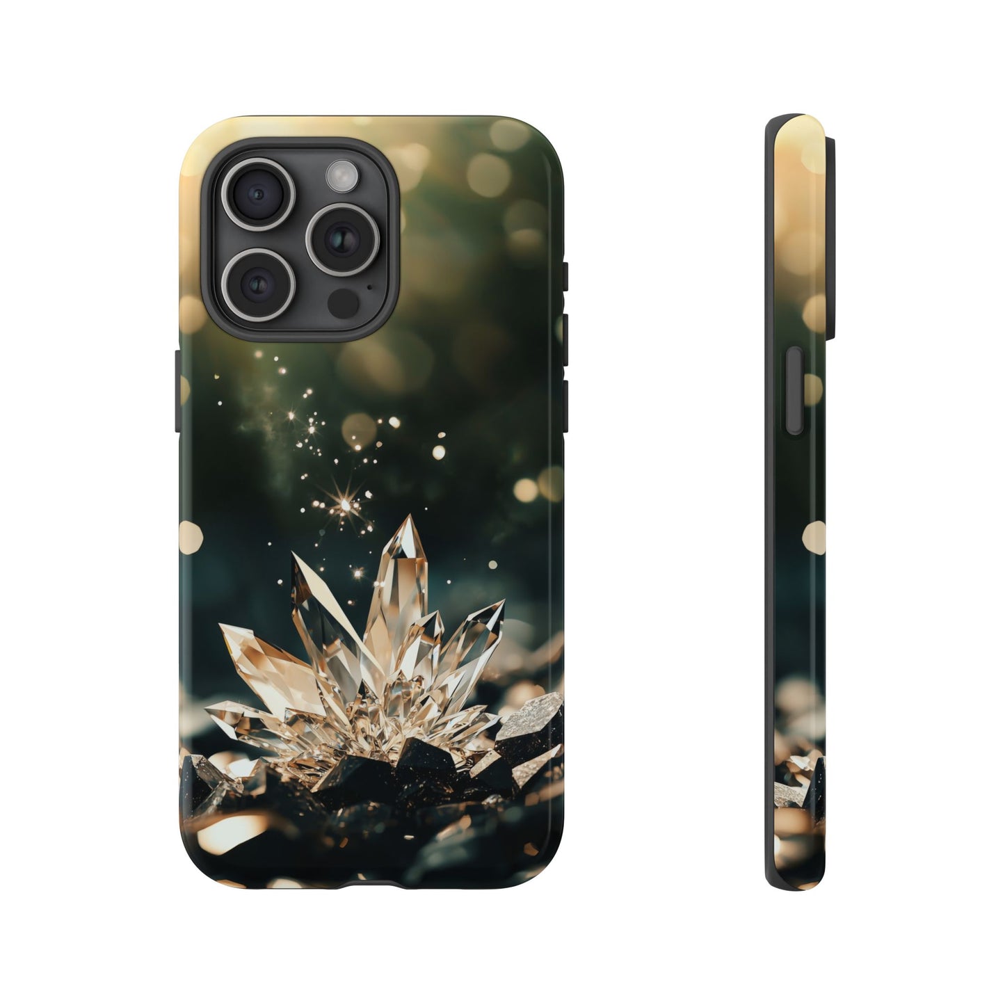 Crystal Stone Sparkle Phone Case – iPhone, Google Pixel, Samsung