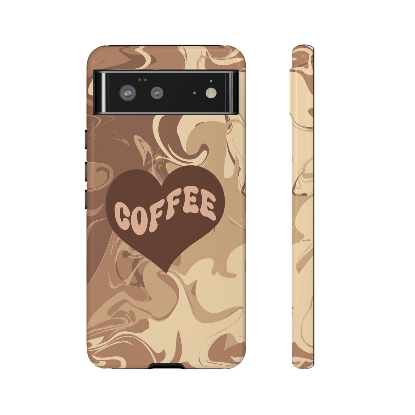 Retro Coffee Aesthetic Phone Case – Vintage Coffee Lover’s Design for iPhone, Samsung & Google Pixel