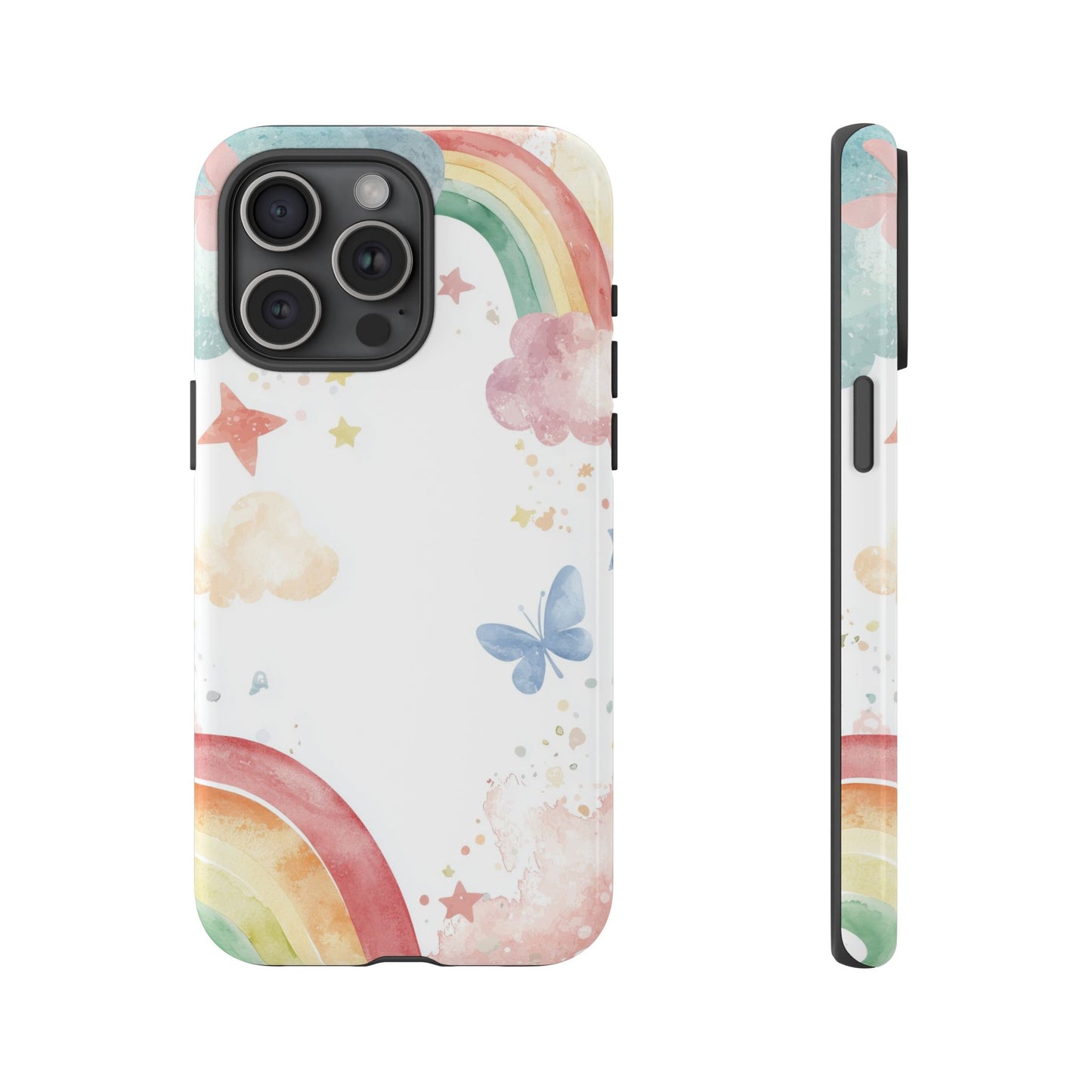 Dreamy Skies & Rainbows Watercolor Phone Case for iPhone, google Pixel & Samsung