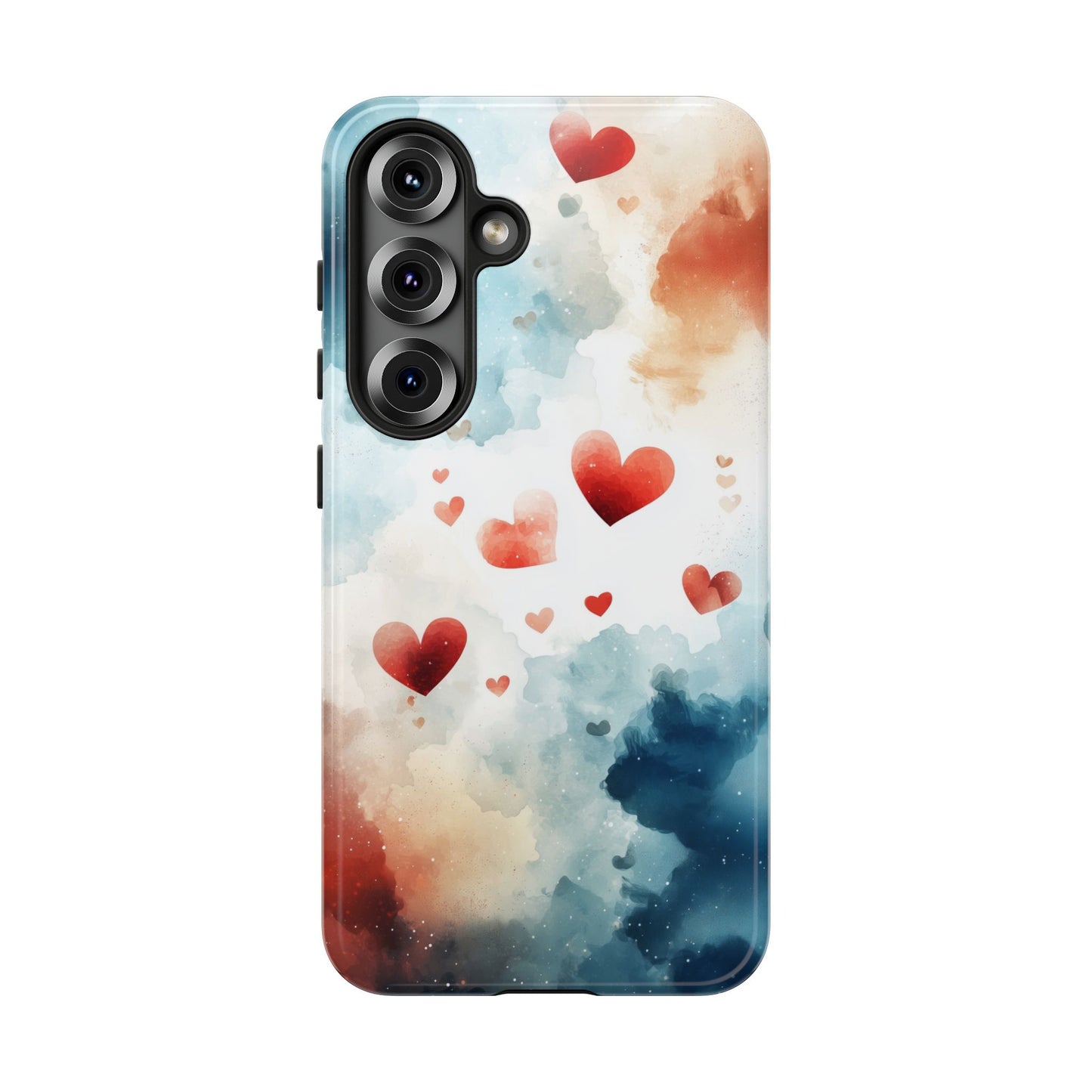 Heartfelt Skies - Watercolor Anime Phone Case for iPhone, Samsung, Google Pixel