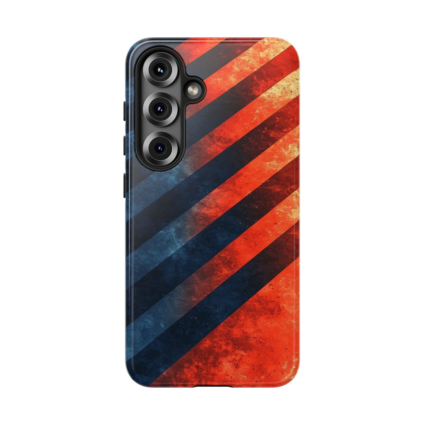 Molten Stripes – Grunge Gradient Abstract Phone Case for iPhone, Samsung & Pixel