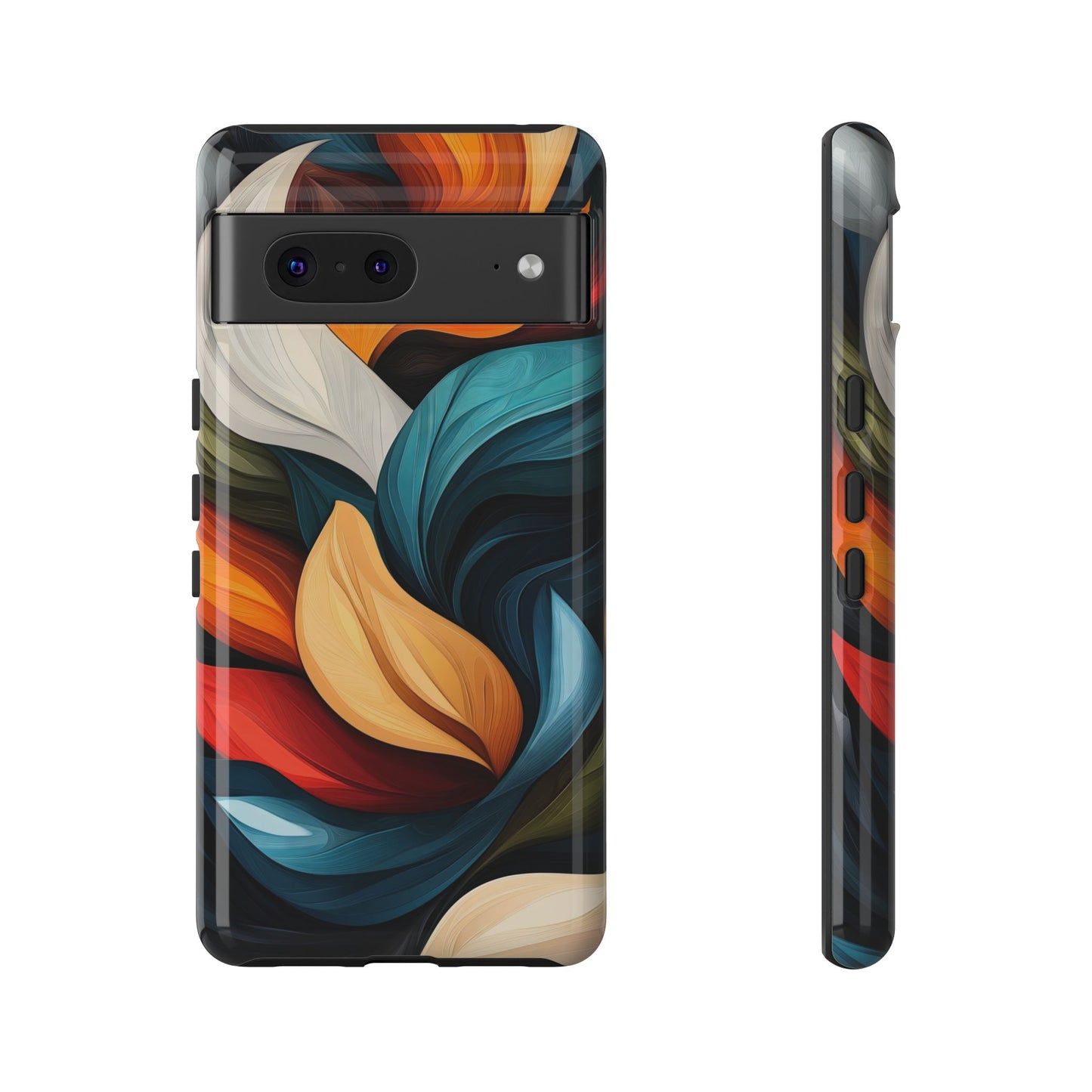 Floral Flow Abstract Phone Case – Nature-Inspired Design for iPhone, Google Pixel & Samsung
