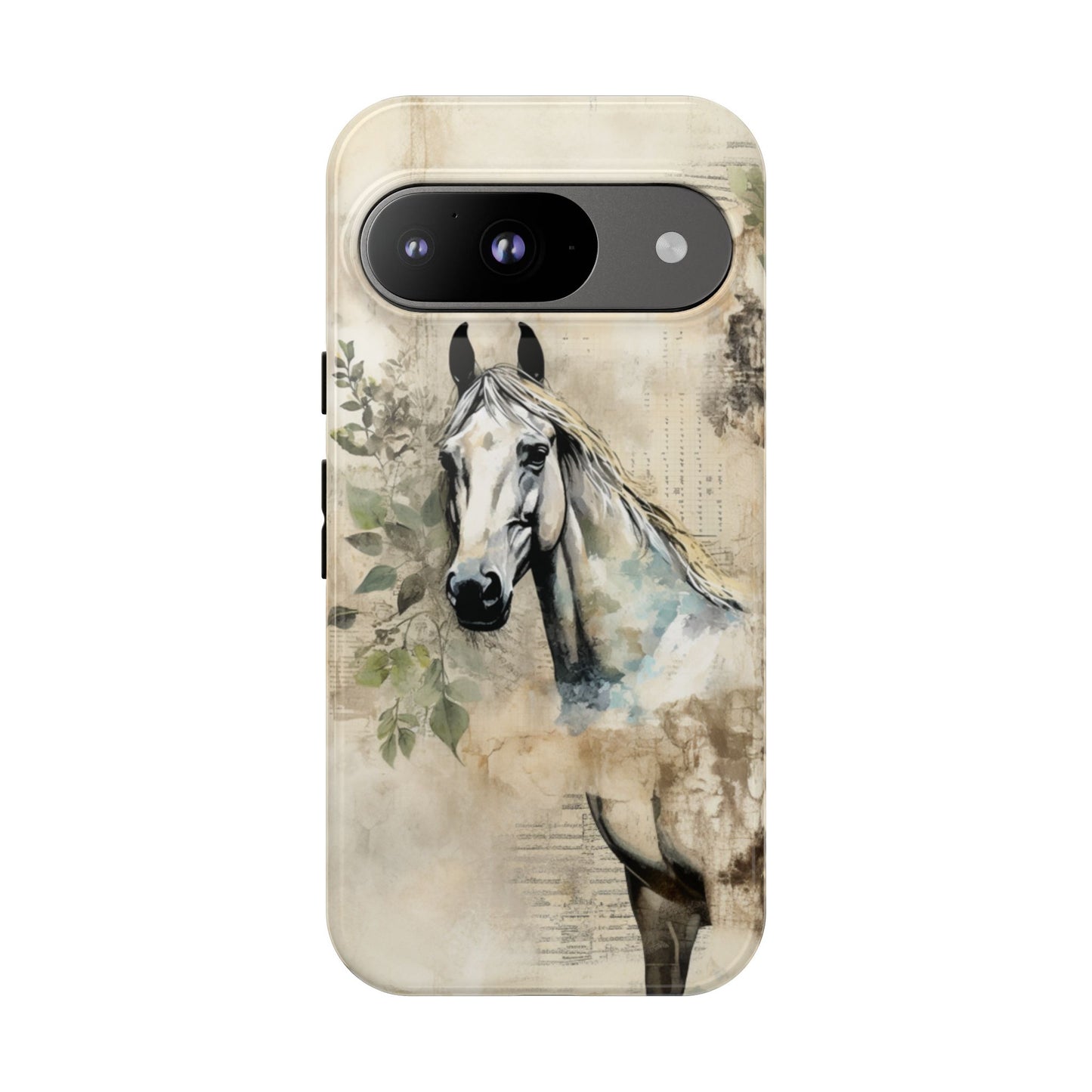 Watercolor Horse Print Phone Case - iPhone, Samsung & Google Pixel Cover - Artistic Equestrian Phone Case, Animal Lover Gift