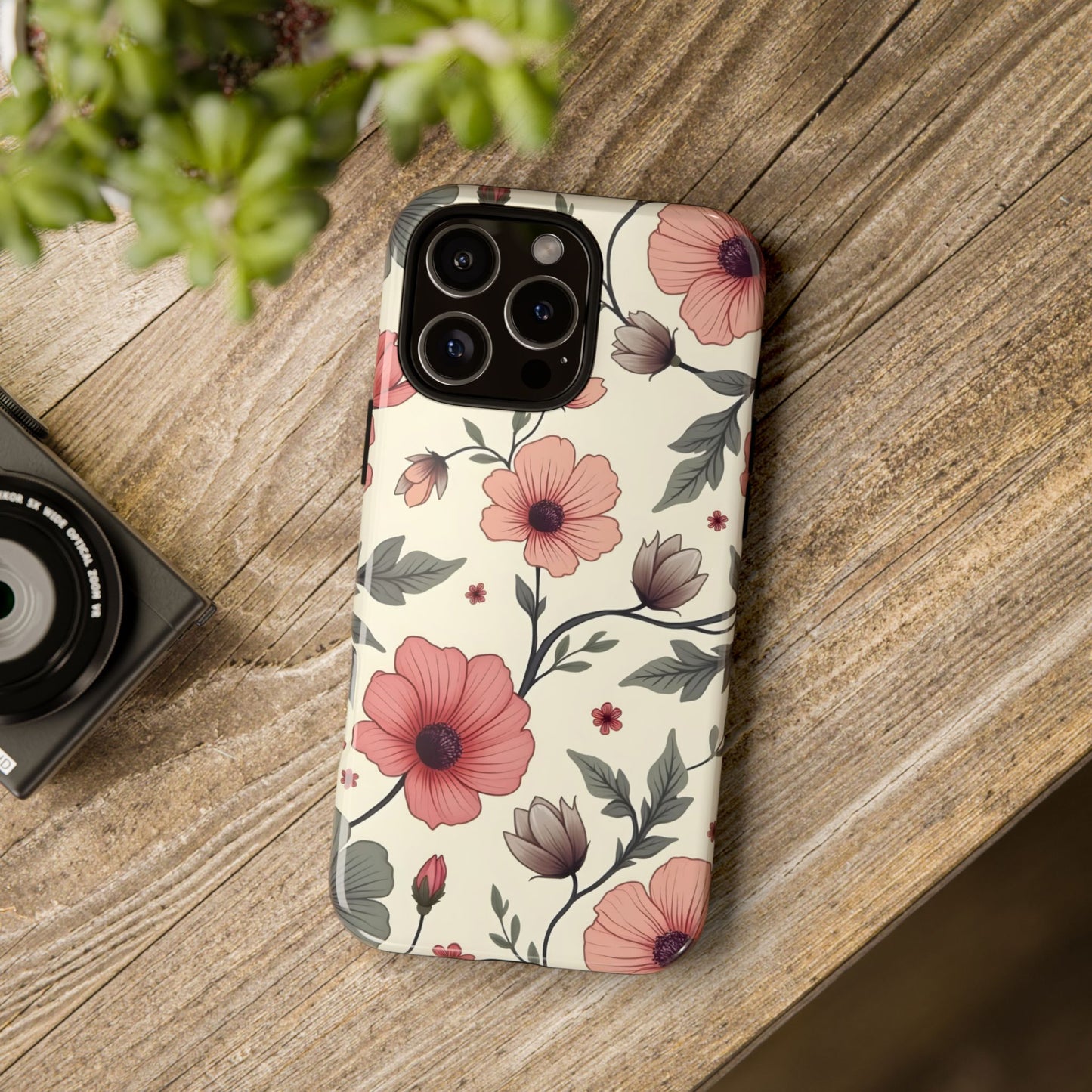Floral Iphone Case, Botanical Pattern Design