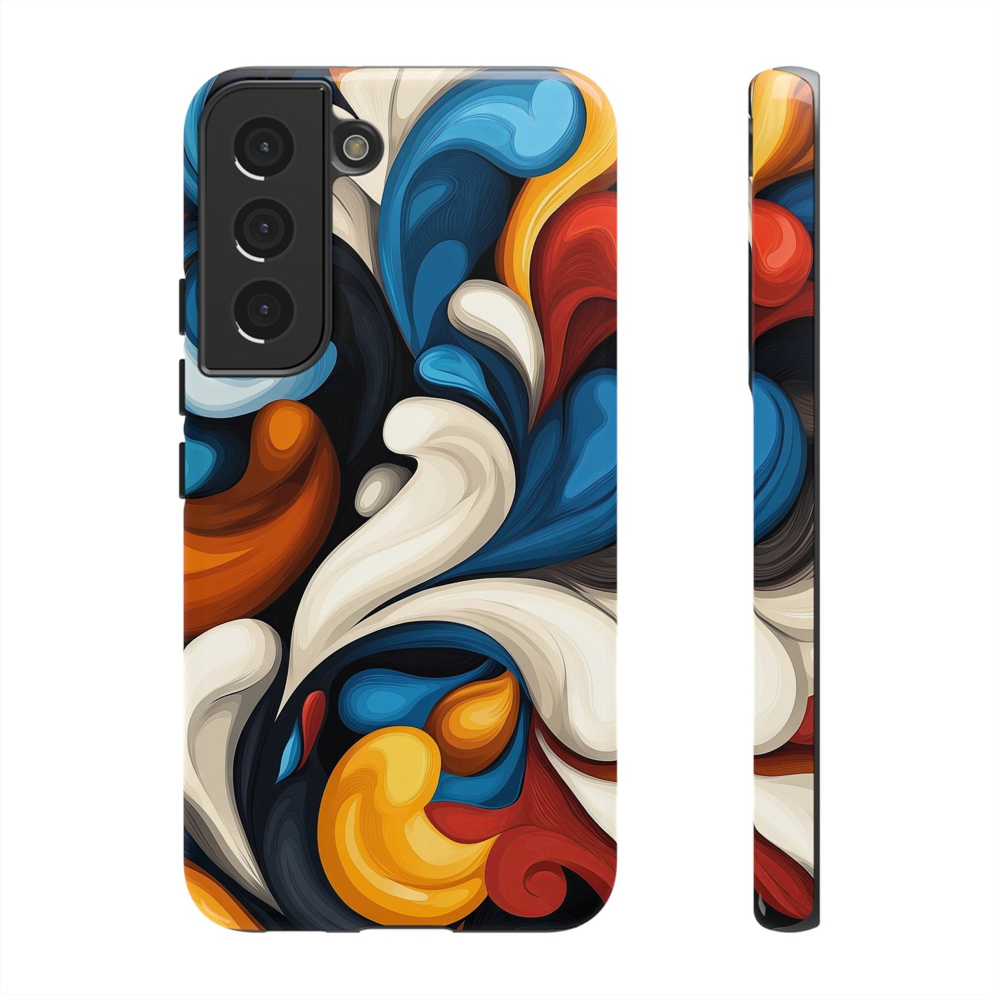 ColorSurge – Bold Fluid Abstract Phone Case for iPhone, Samsung & Pixel