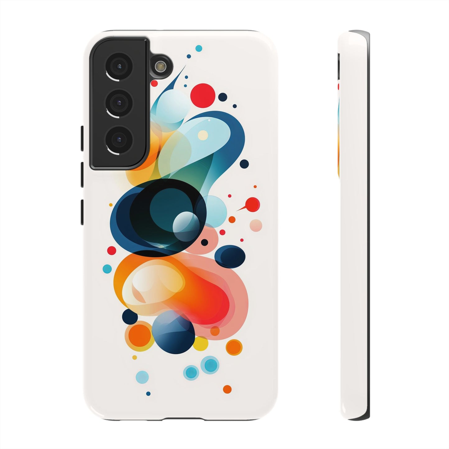 Color Cascade – Vivid Abstract Phone Case for iPhone, Samsung & Pixel