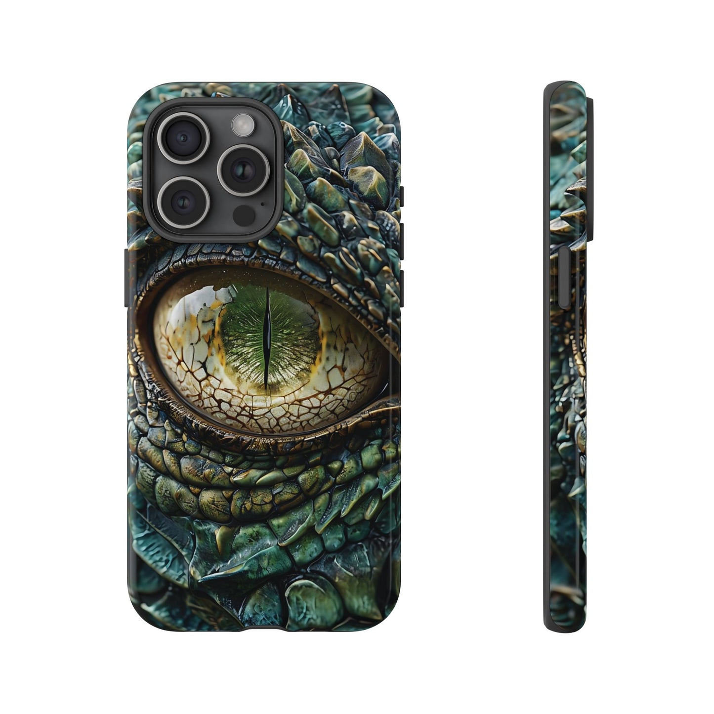 A Dragon's Eye With Intricate Scales phone case design.