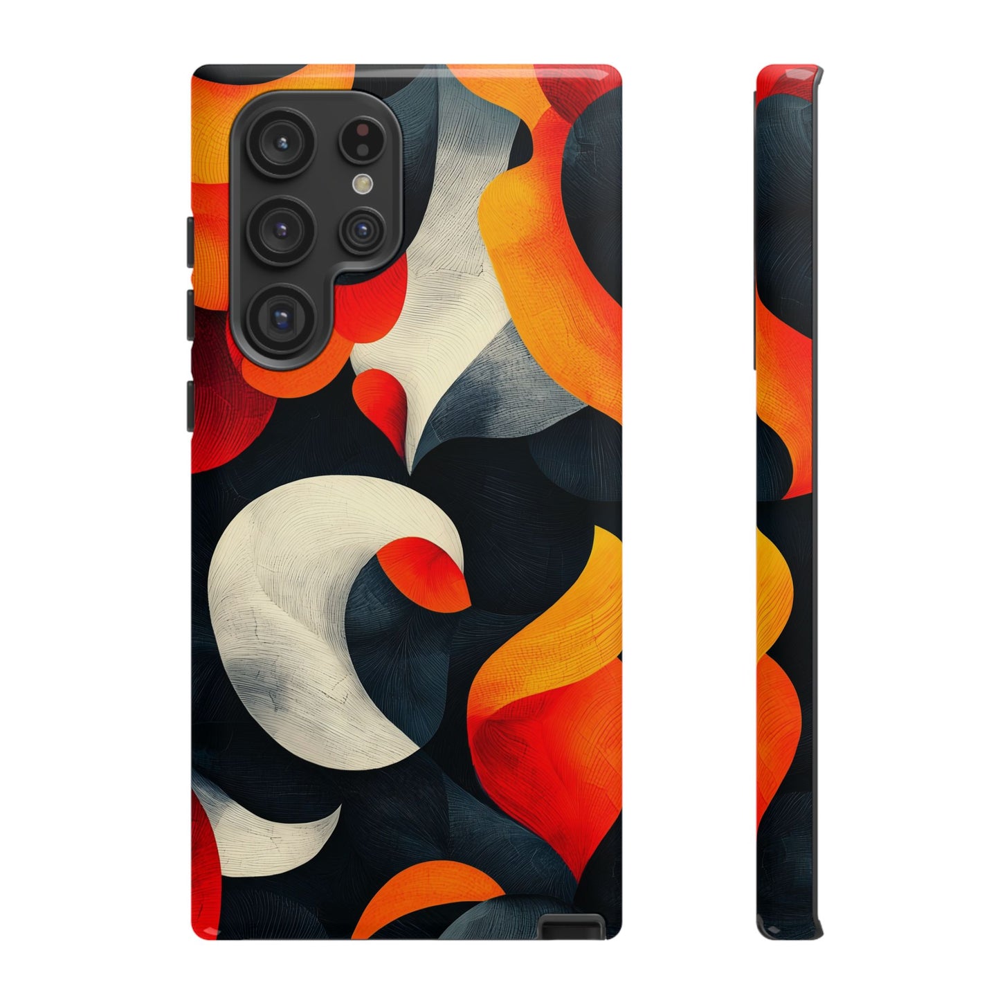 Molten Flow – Abstract Flame Phone Case for iPhone, Samsung & Pixel