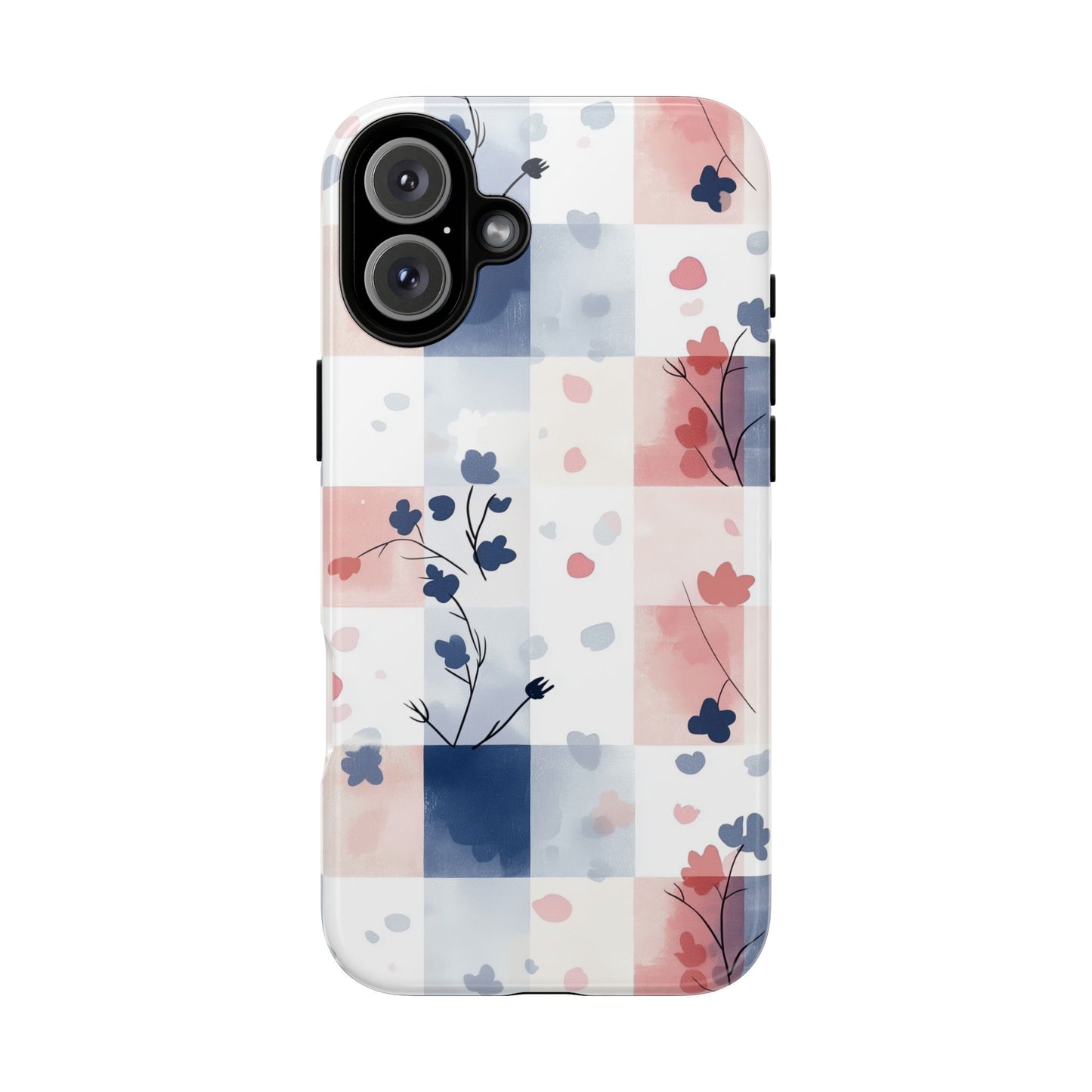 Kawaii Gingham Pastel Phone Case for iPhone, Samsung, Google Pixel