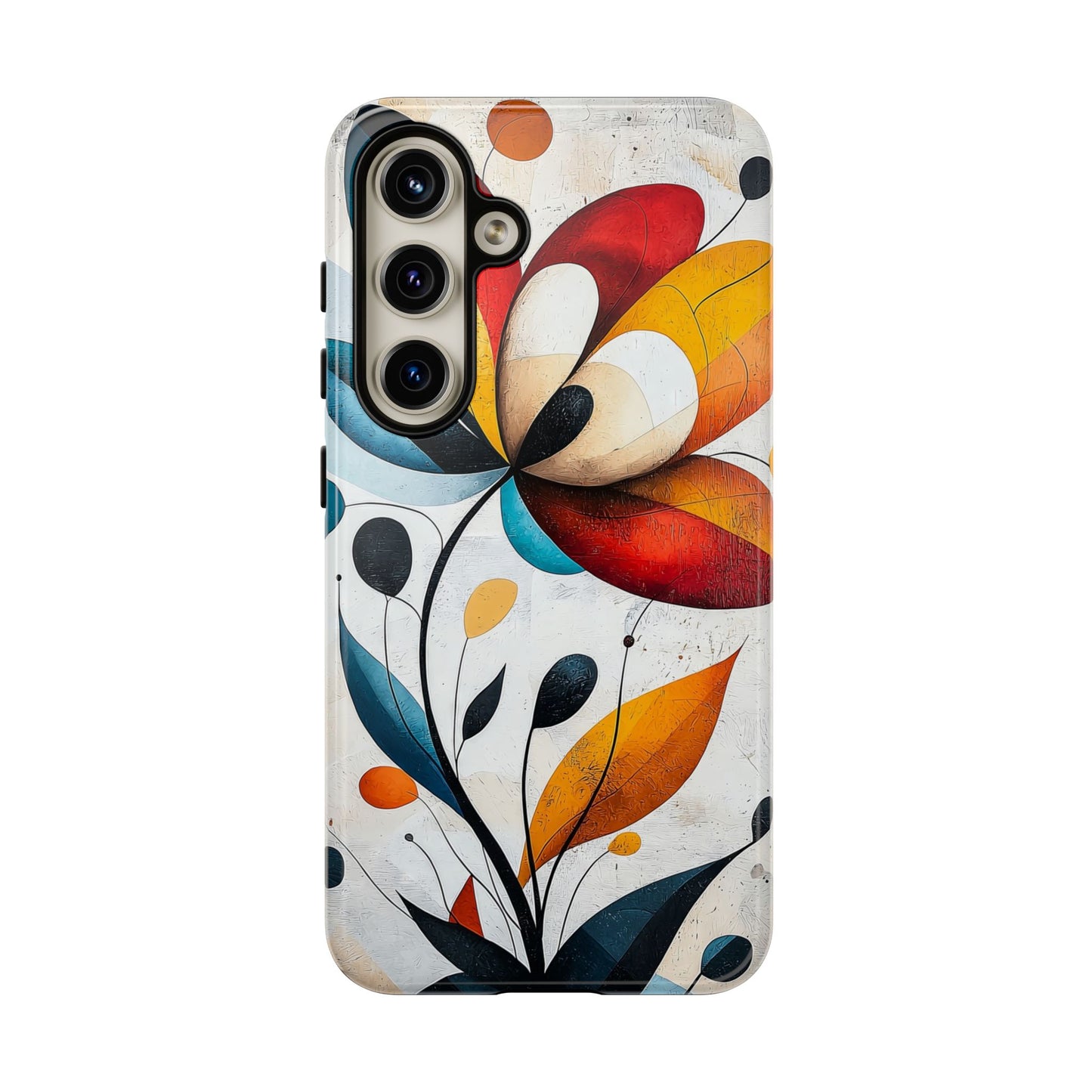 Prism Bloom – Bold Geometric Floral Case for iPhone, Pixel & Samsung