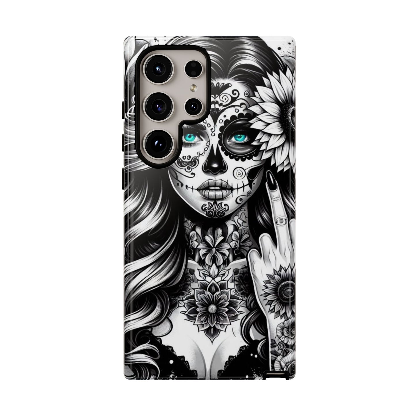La Rebel – Day of the Dead Gothic Attitude Mobile Cover