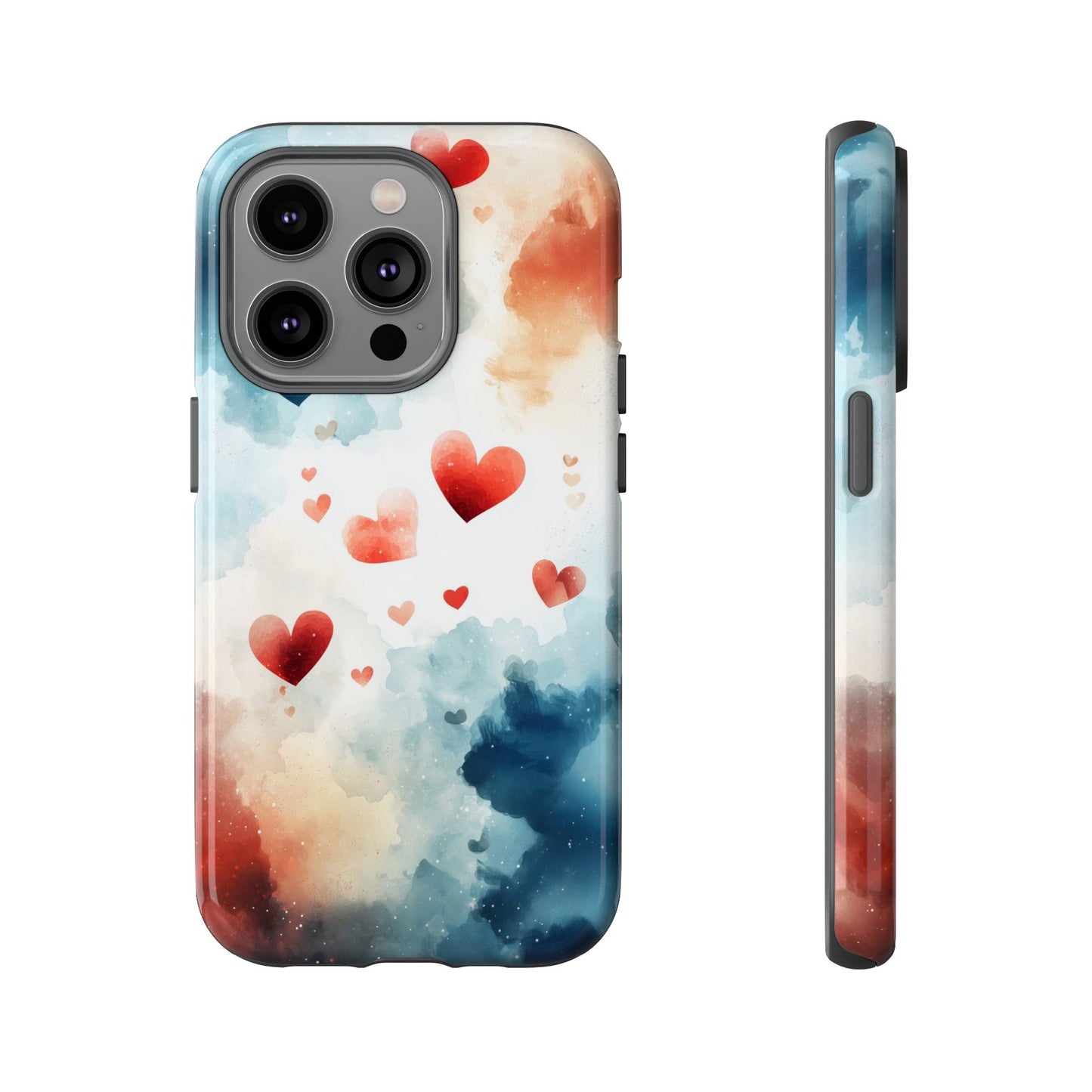 Heartfelt Skies - Watercolor Anime Phone Case for iPhone, Samsung, Google Pixel