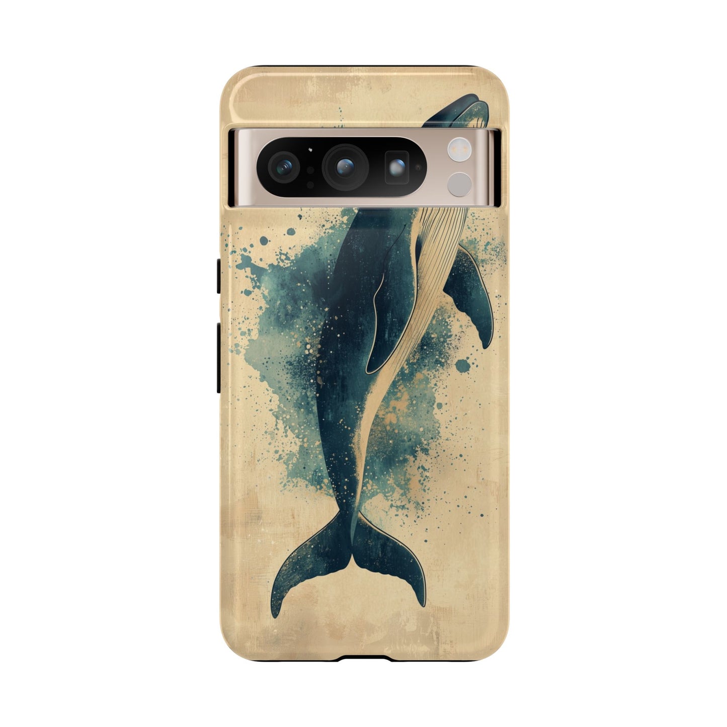 Ocean Majesty: Watercolor Whale Case for iPhone, Samsung & Pixel