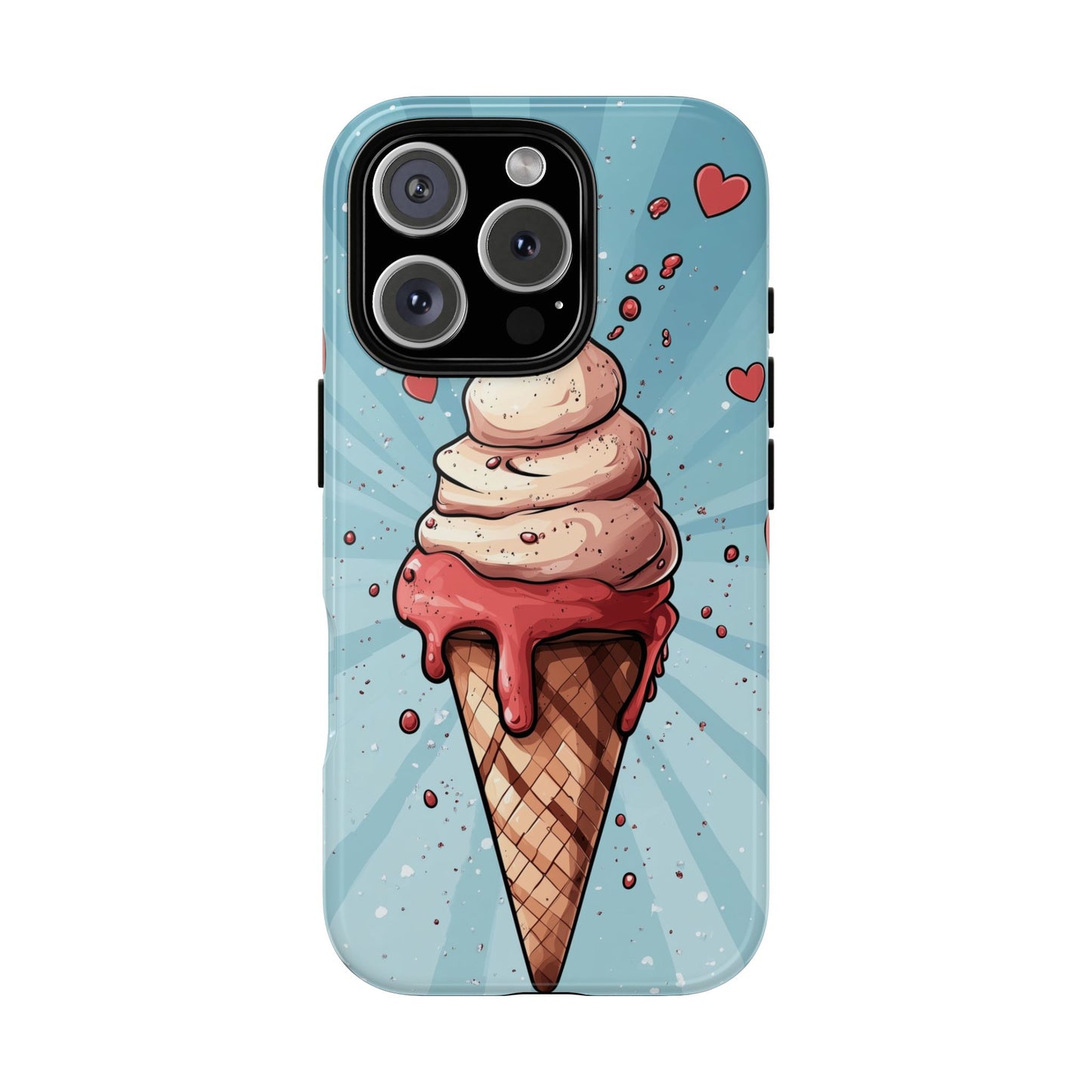 Sweet Scoop Anime Ice Cream Phone Case iPhone, Samsung, Google Pixel