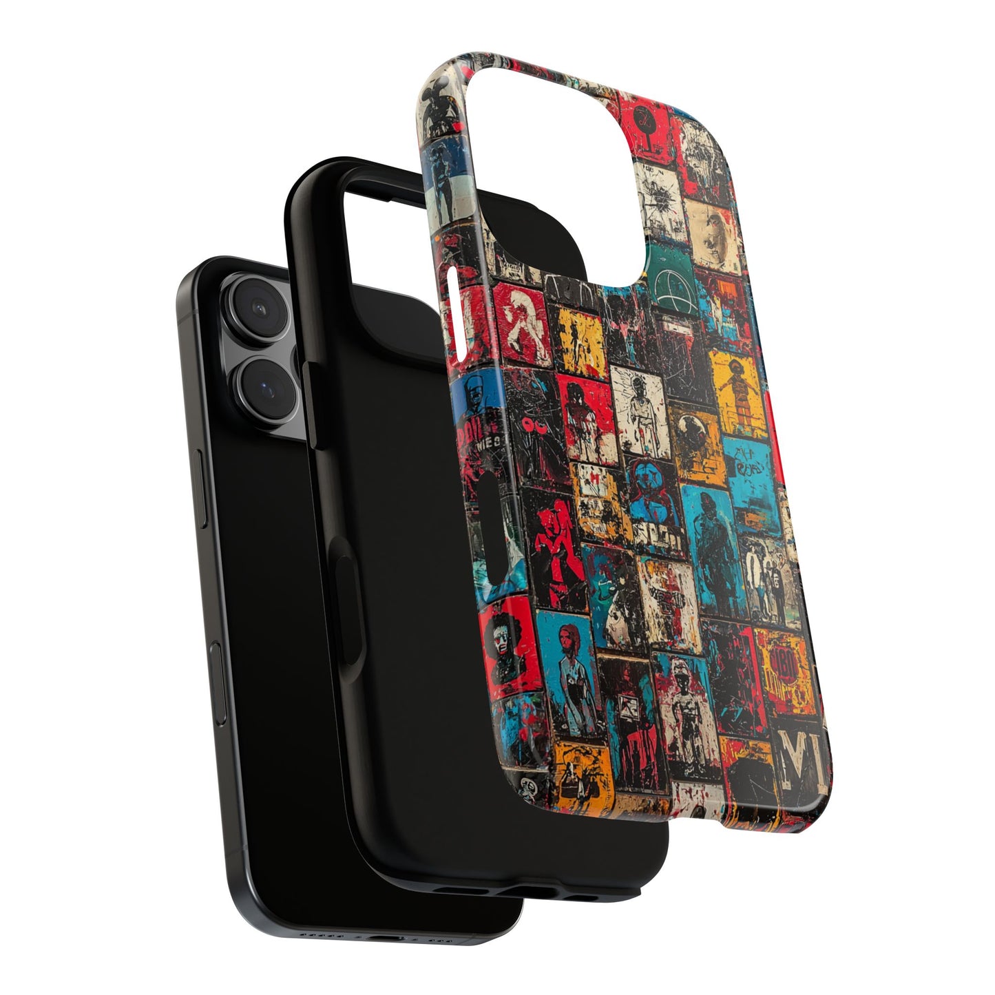 Abstract Art Phone Case – Basquiat-Inspired Phone Cover - iPhone, Samsung & Google Pixel Cover - Artistic Painting Case, Art Lover Gift