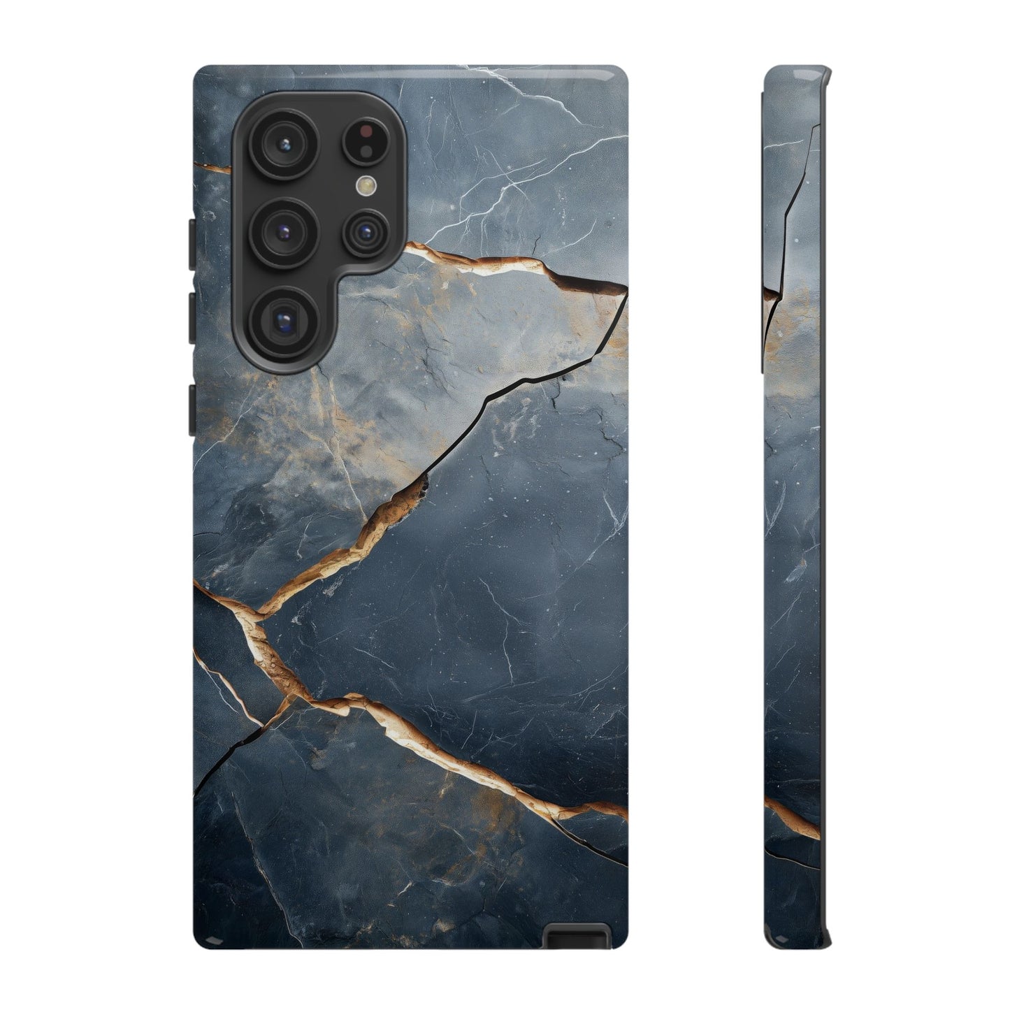 Cracked Marble Stone Phone Case for iPhone, Samsung & Google Pixel