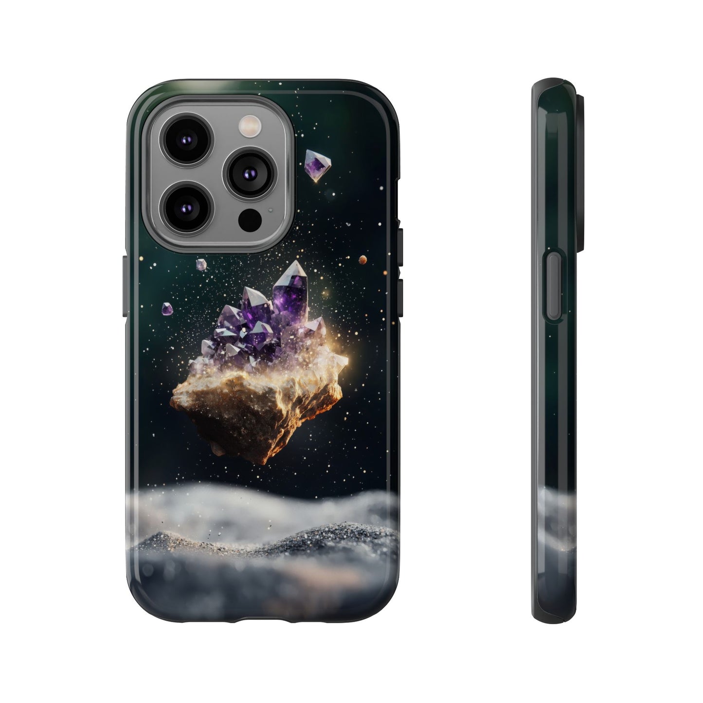 Mystic Amethyst Stones Phone Case for iPhone, Samsung & Google Pixel