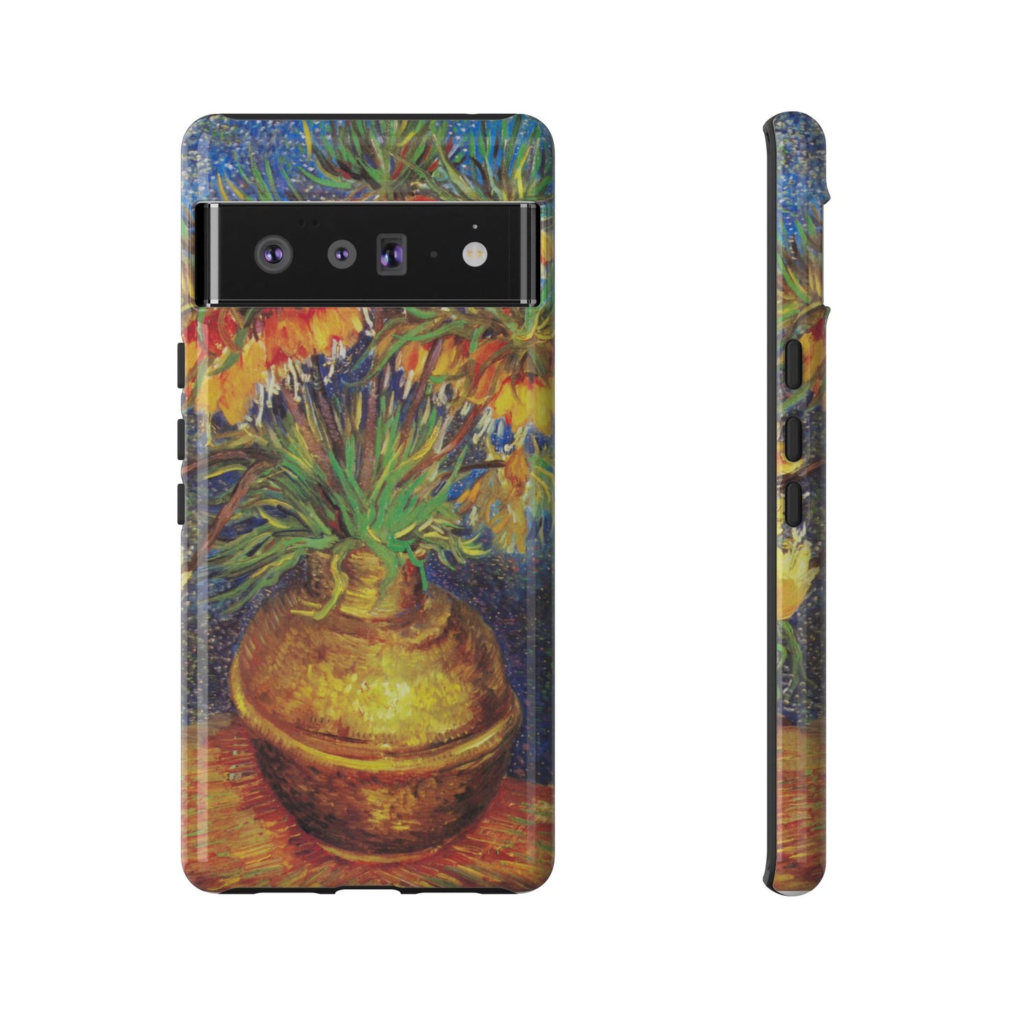 Vincent Van Gogh's Painting Inspired Phone Case - iPhone, Samsung & Google Pixel Cover - Flower Vase Phone Case, Floral Artistic Painting Case, Art Lover Gift