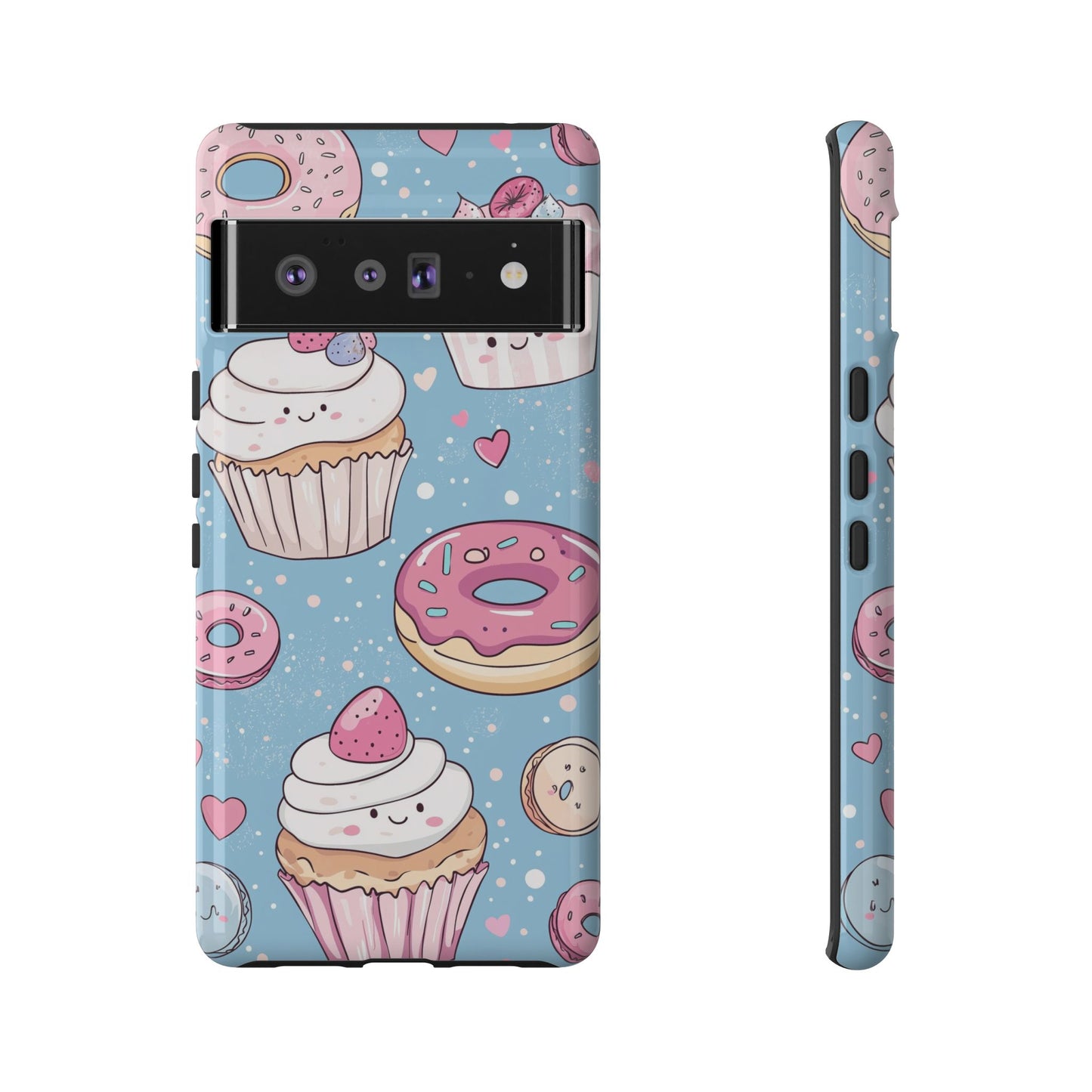Pastel Kawaii Treats: Anime Dessert Phone Case for iPhone, Samsung, Google Pixel