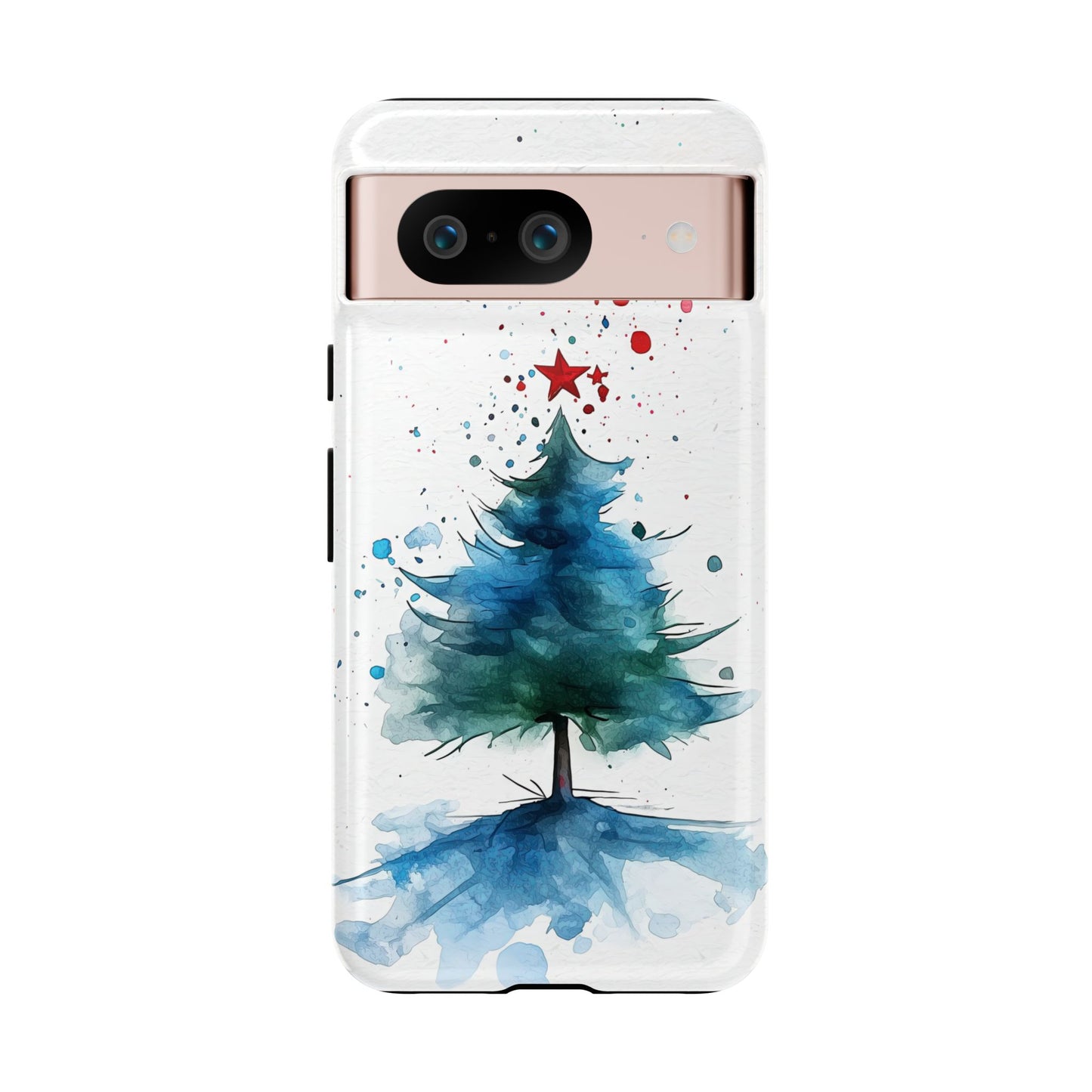 Winter Bloom – Watercolor Tree Art Case for iPhone, Pixel & Samsung