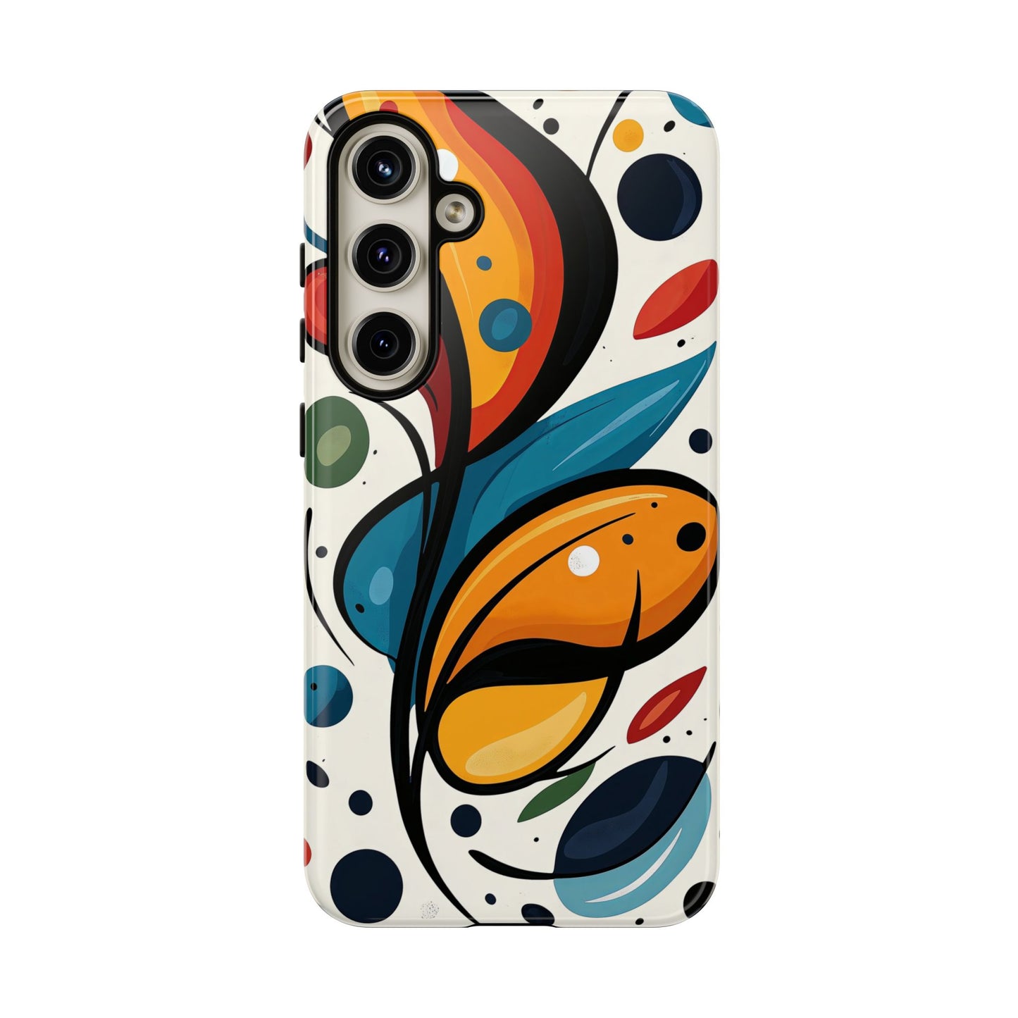 Vibrance Bloom – Bold Abstract Burst Phone Case for iPhone, Google Pixel, Samsung