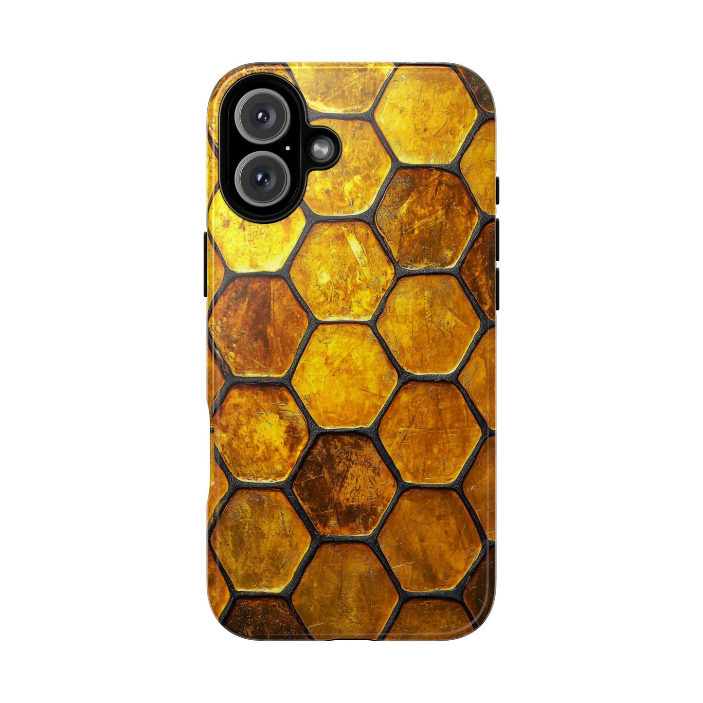 Golden Honeycomb Phone Case – iPhone, Google Pixel, Samsung