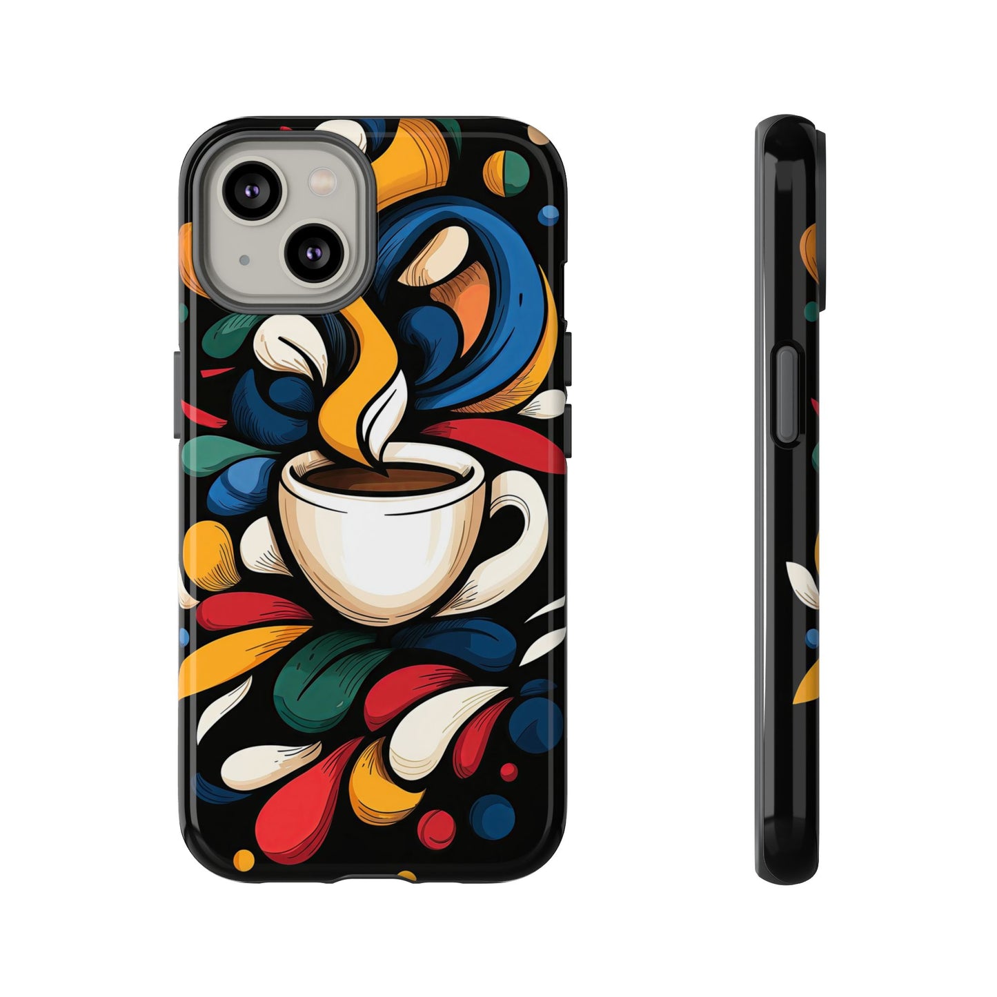 Brewed Blooms – Coffee & Color Floral Case for iPhone, Pixel & Samsung