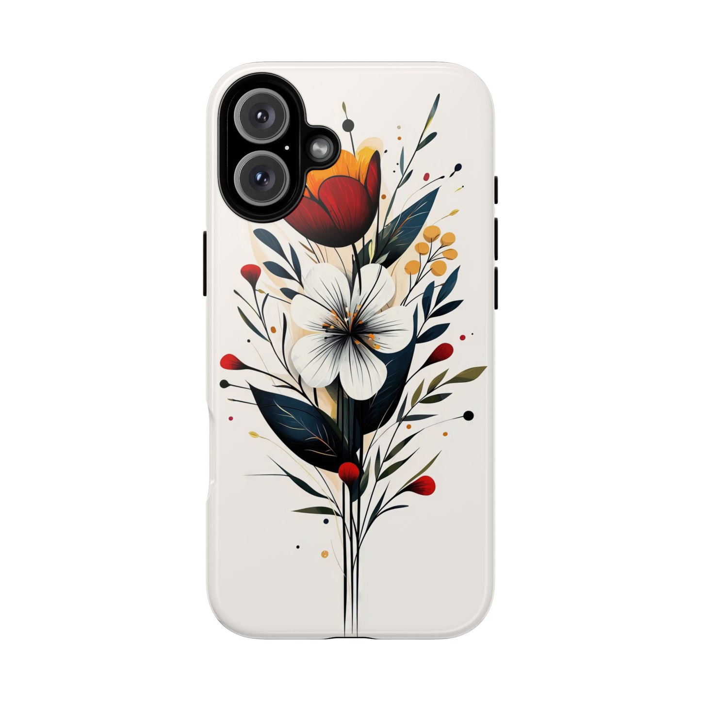 Wild Bloom – Minimal Floral Phone Case for iPhone, Pixel & Samsu