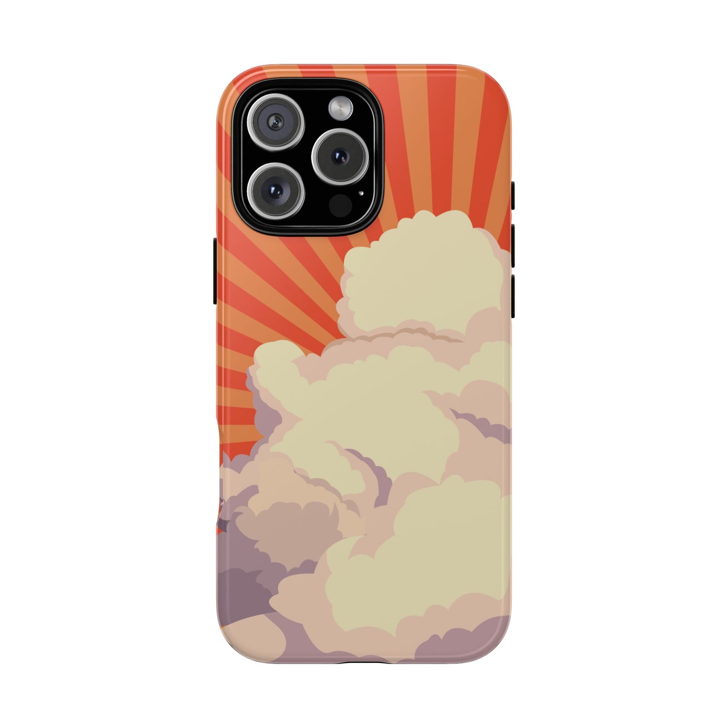 Retro Groovy Cloud Phone Case β 70s Aesthetic for iPhone, Samsung & Google Pixel