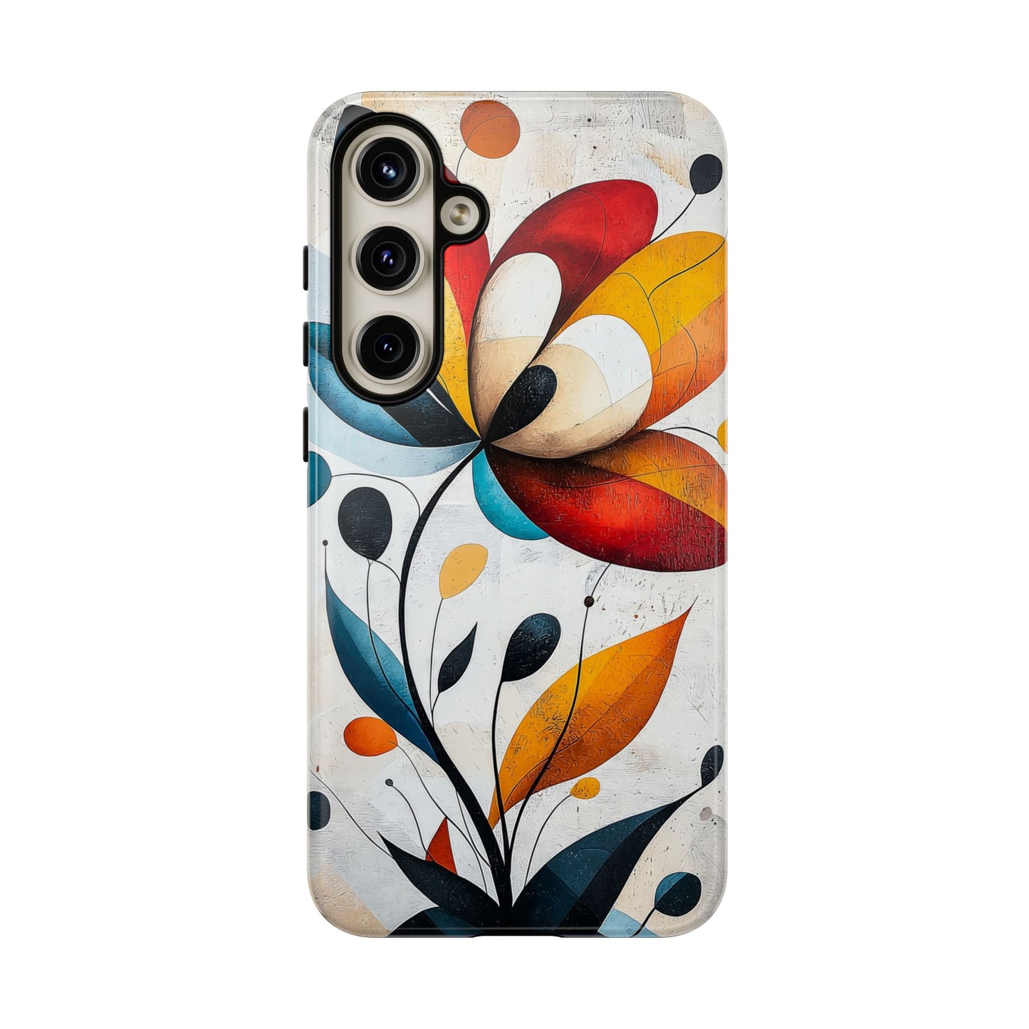 Prism Bloom – Bold Geometric Floral Case for iPhone, Pixel & Samsung