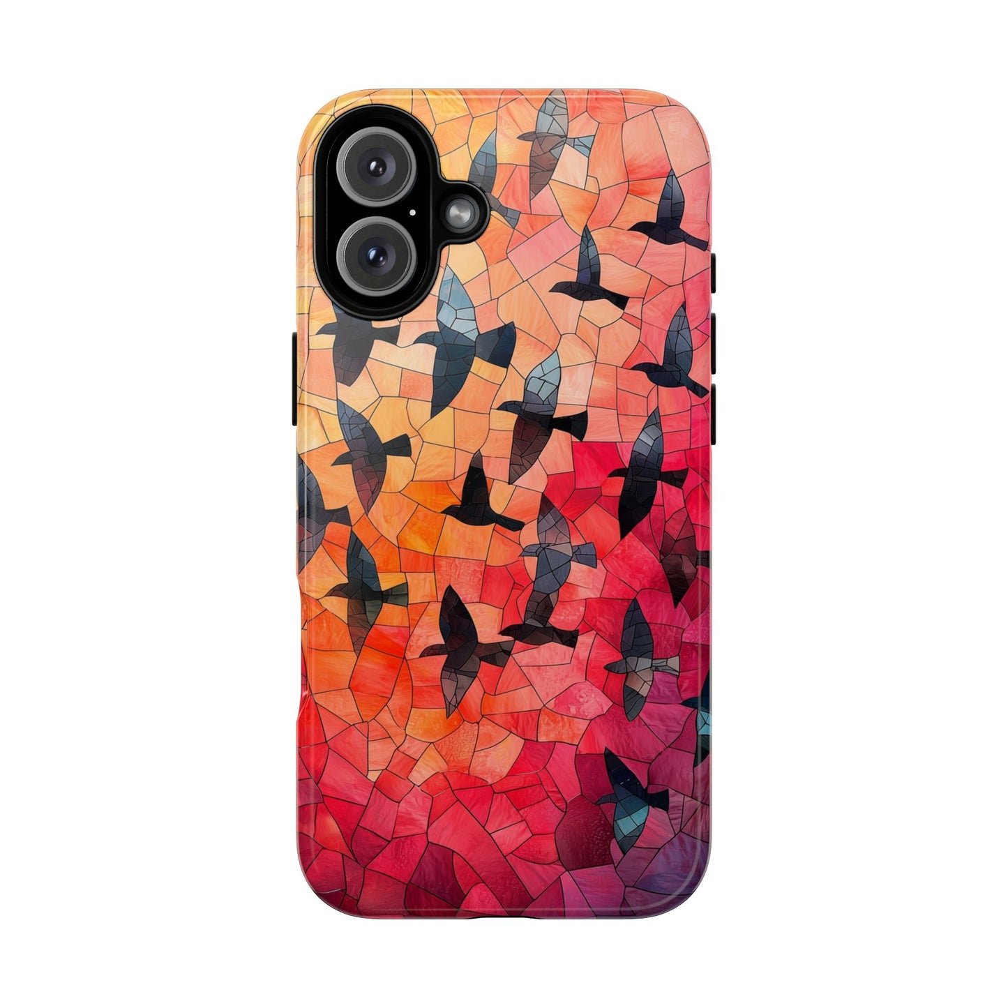 Chorus of Flight – Mosaic Birds Phone Case for iPhone, Samsung & Pixel
