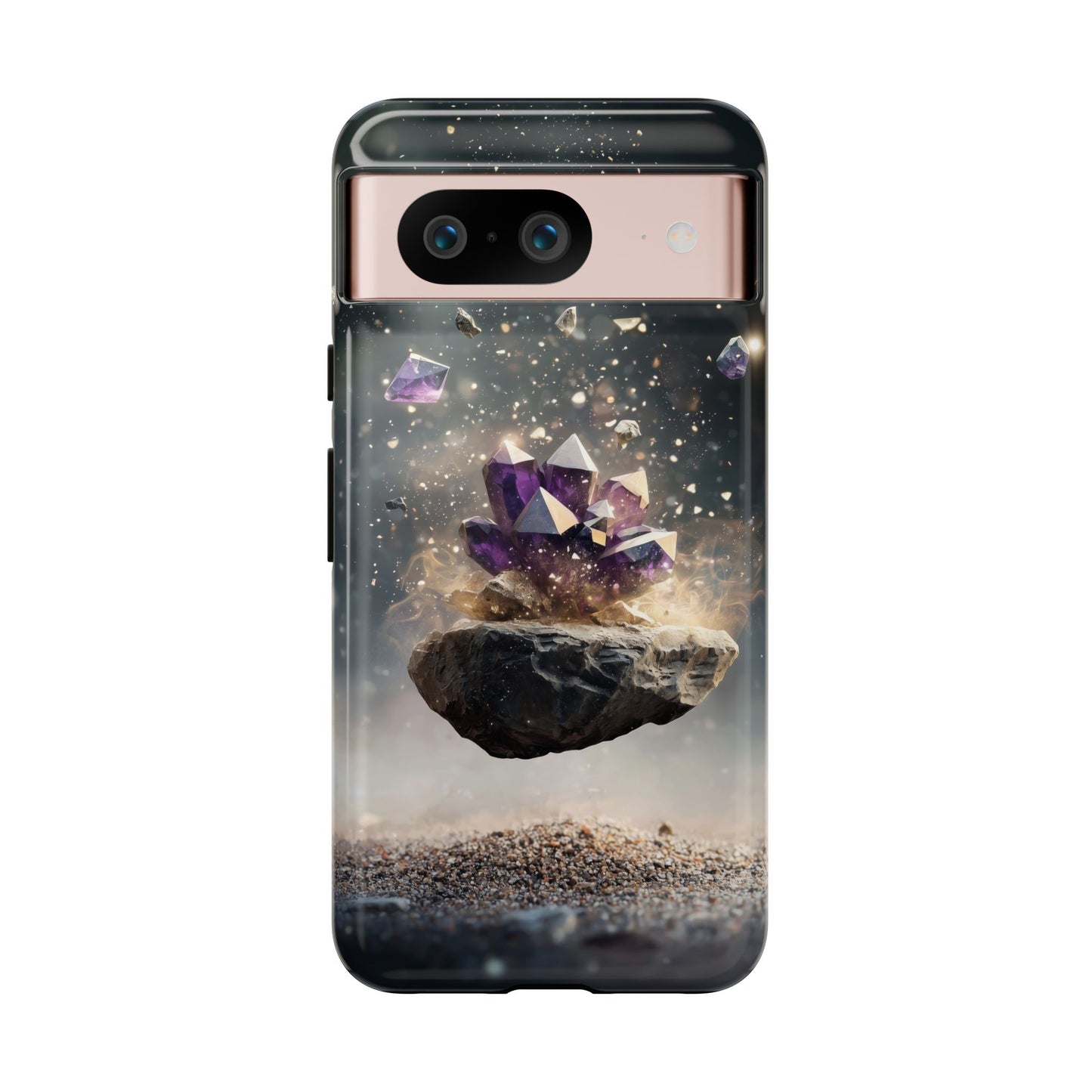 Mystic Amethyst Stones Phone Case for iPhone, Samsung & Google Pixel