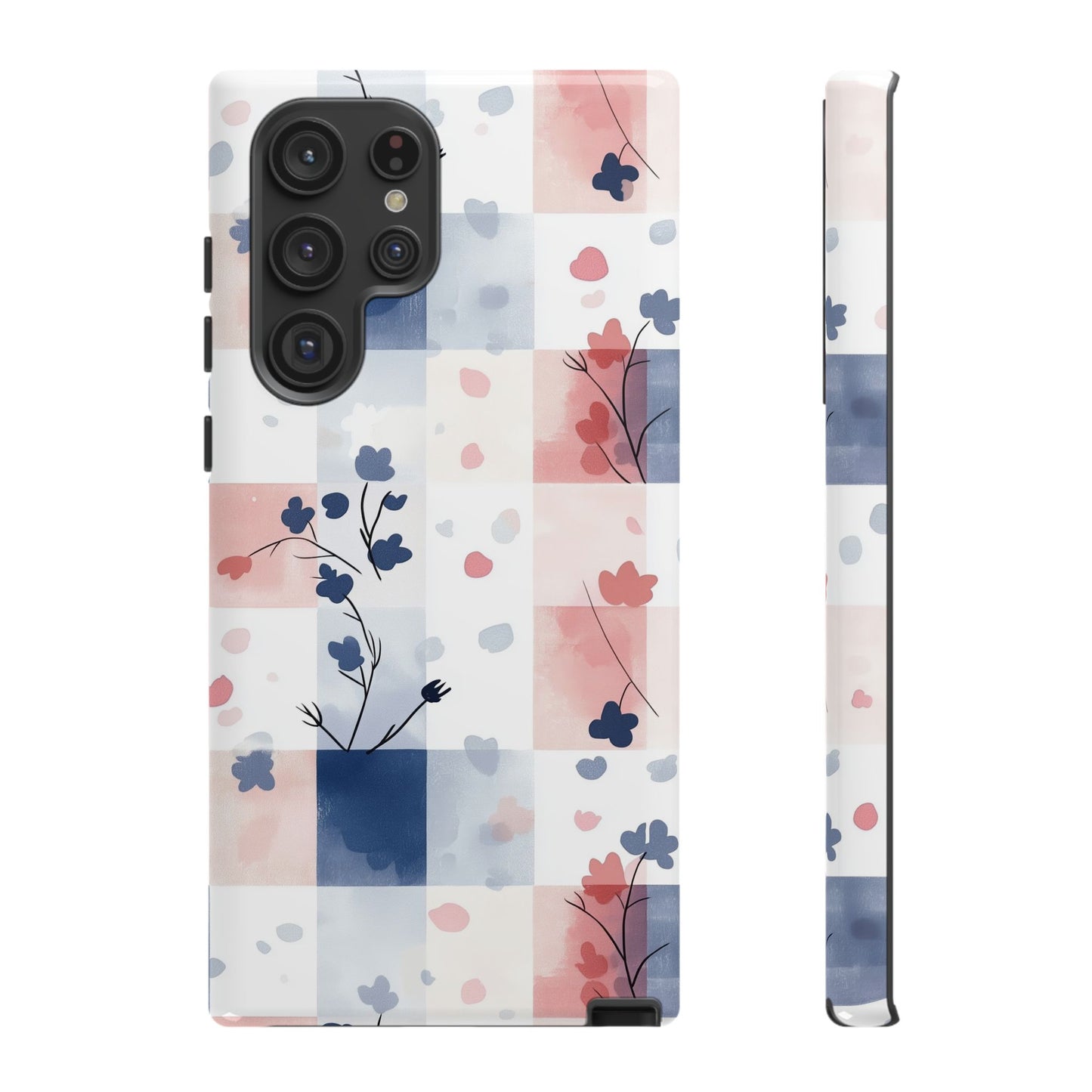 Kawaii Gingham Pastel Phone Case for iPhone, Samsung, Google Pixel