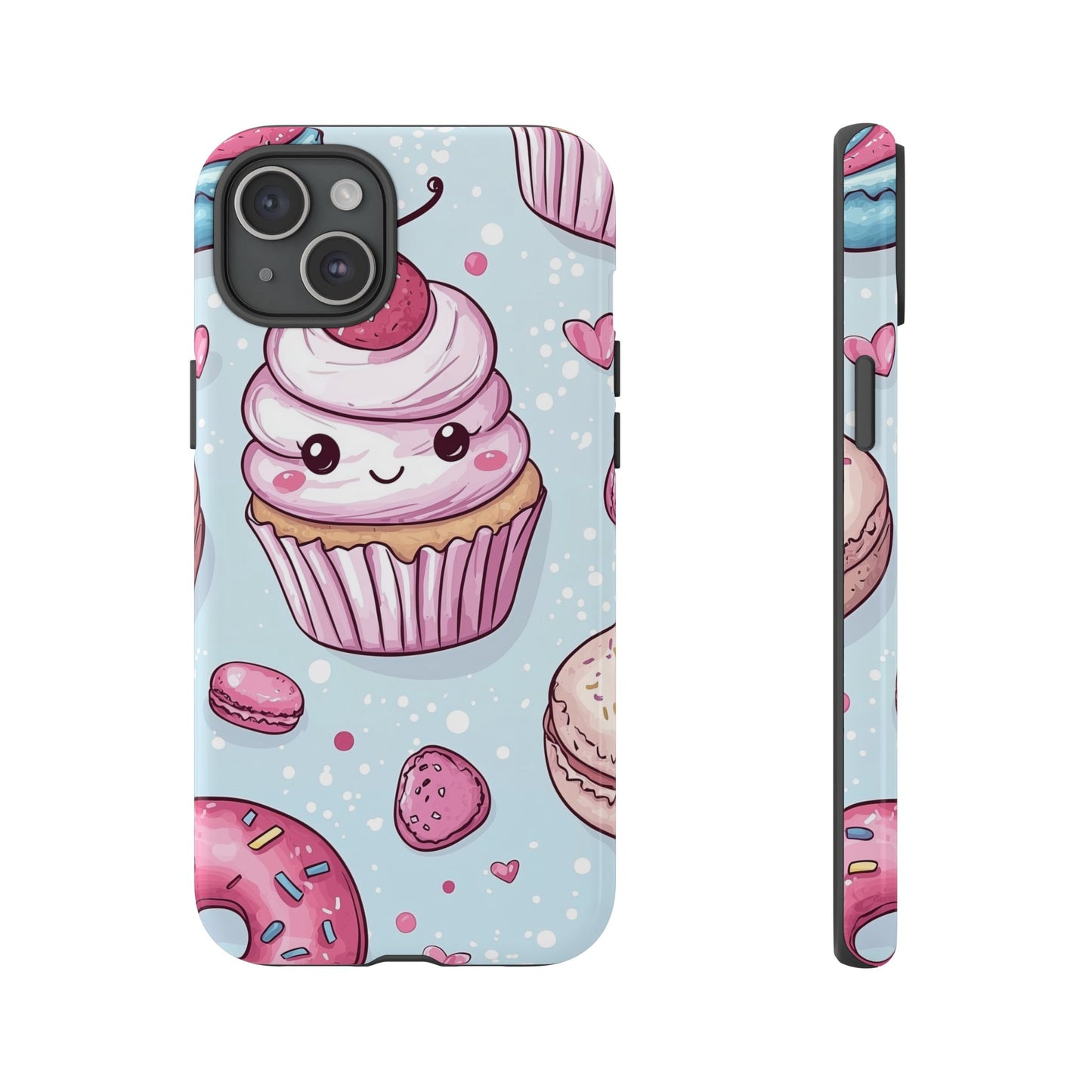 Kawaii Sweets: Adorable Dessert Anime Phone Case for iPhone, Samsung, Google Pixel