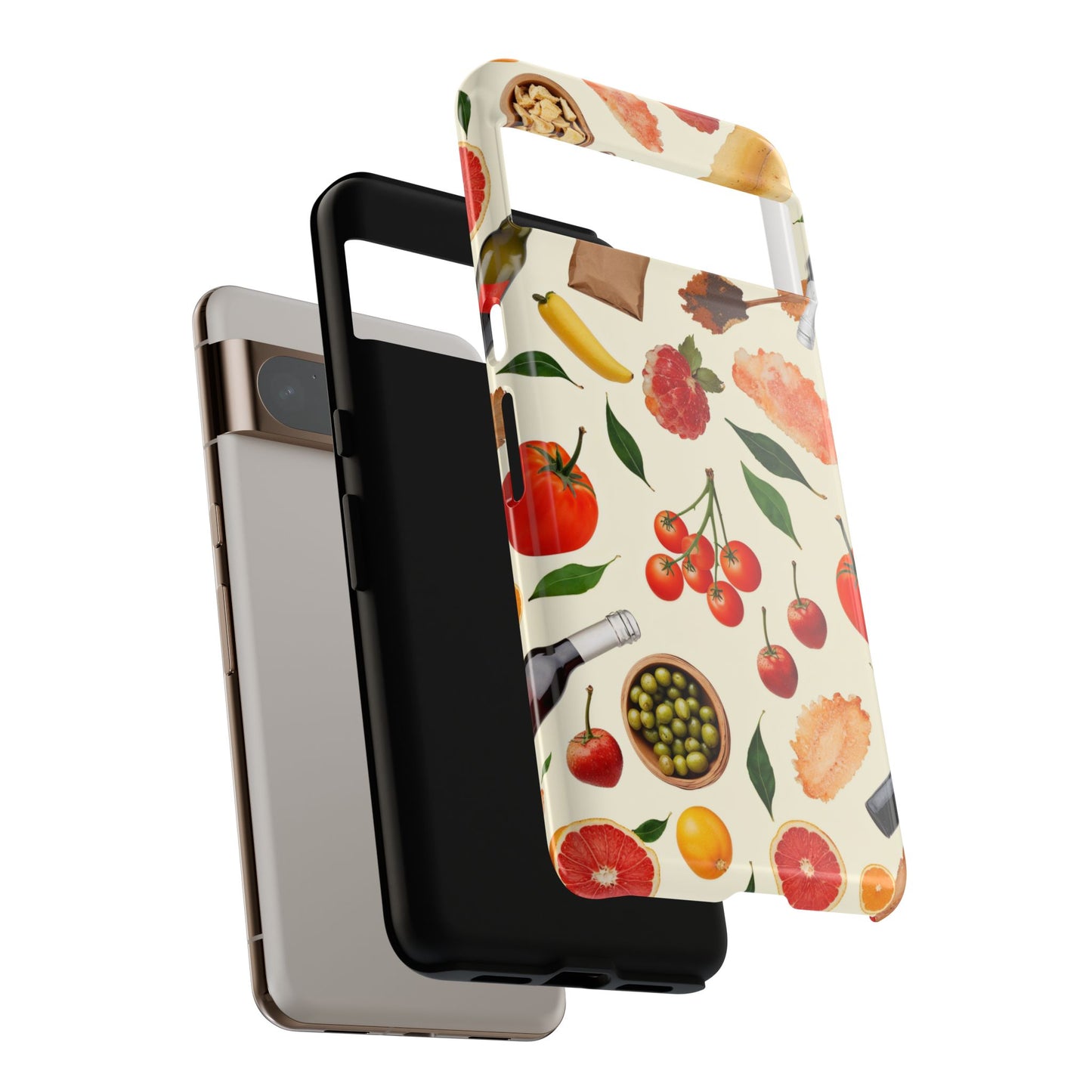 Fresh Fruits & Veggies Pattern Phone Case