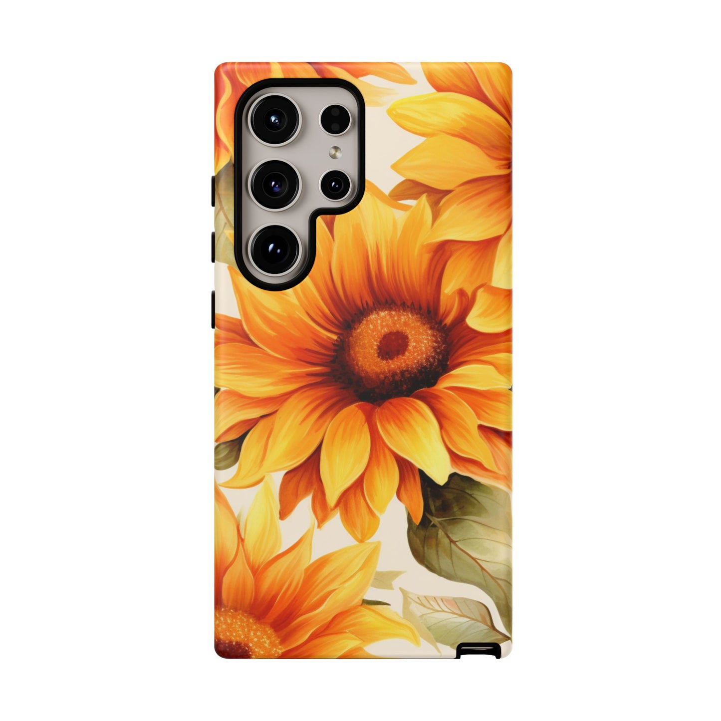 Golden Sunflower Glow Mobile Case – Radiant & Elegant