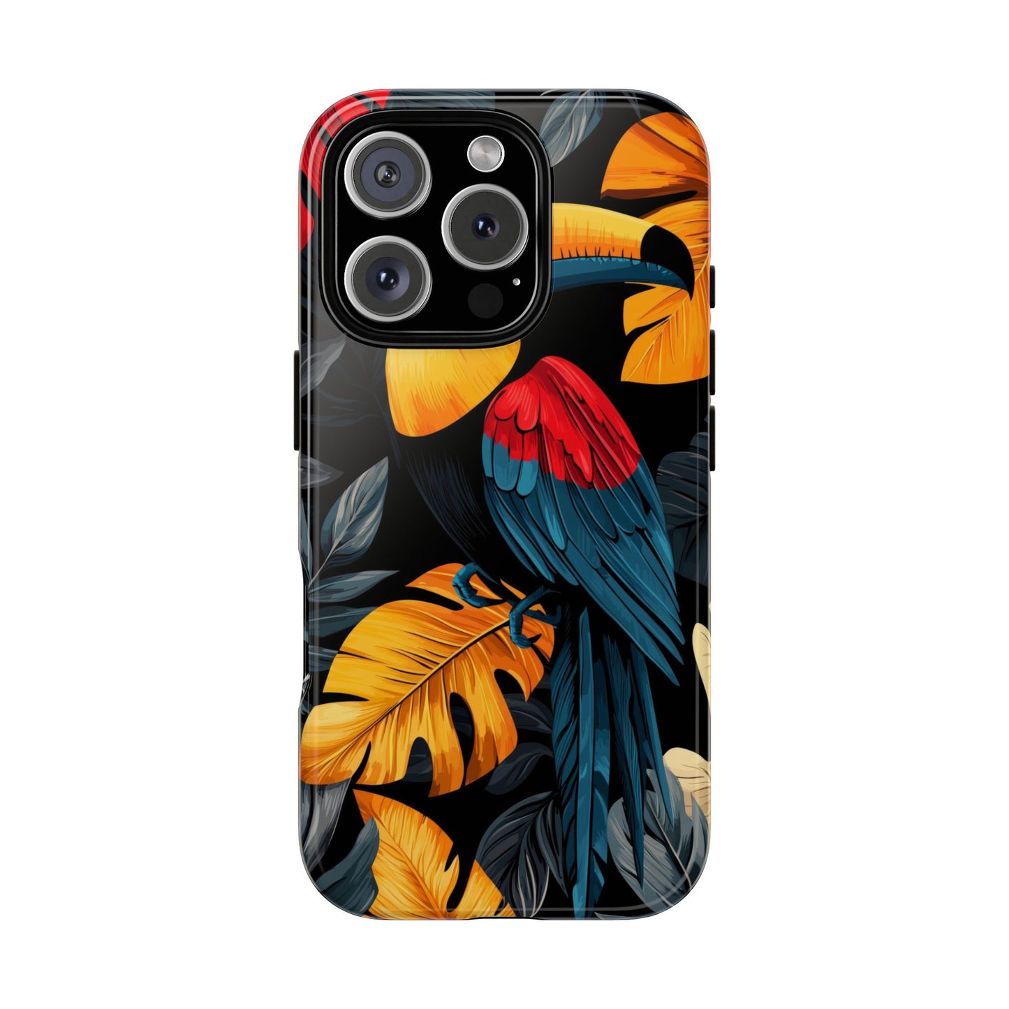 Exotic Toucan Feathers Phone Case – Nature’s Elegance for iPhone, Pixel & Samsung