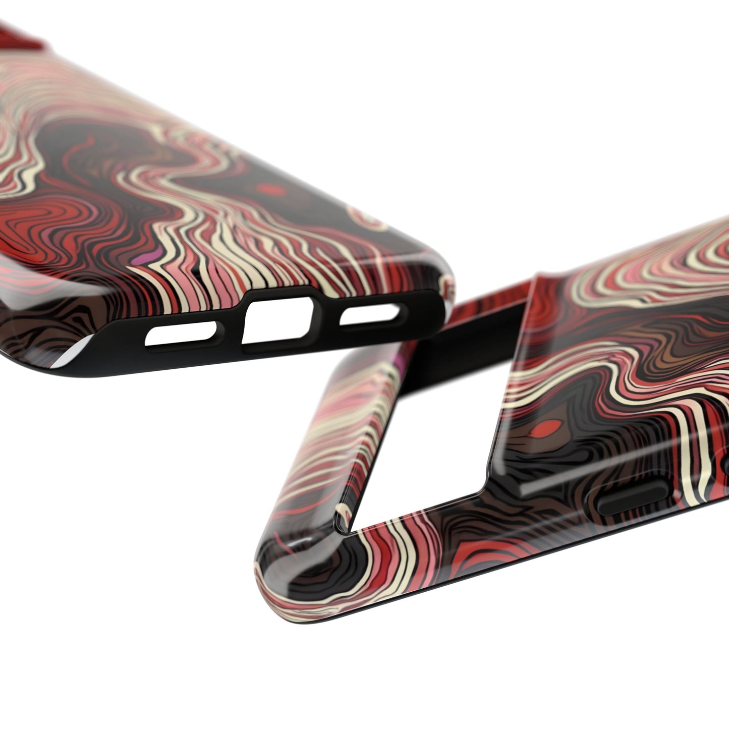 Abstract wavy illusion with swirling lines | Pattern Design