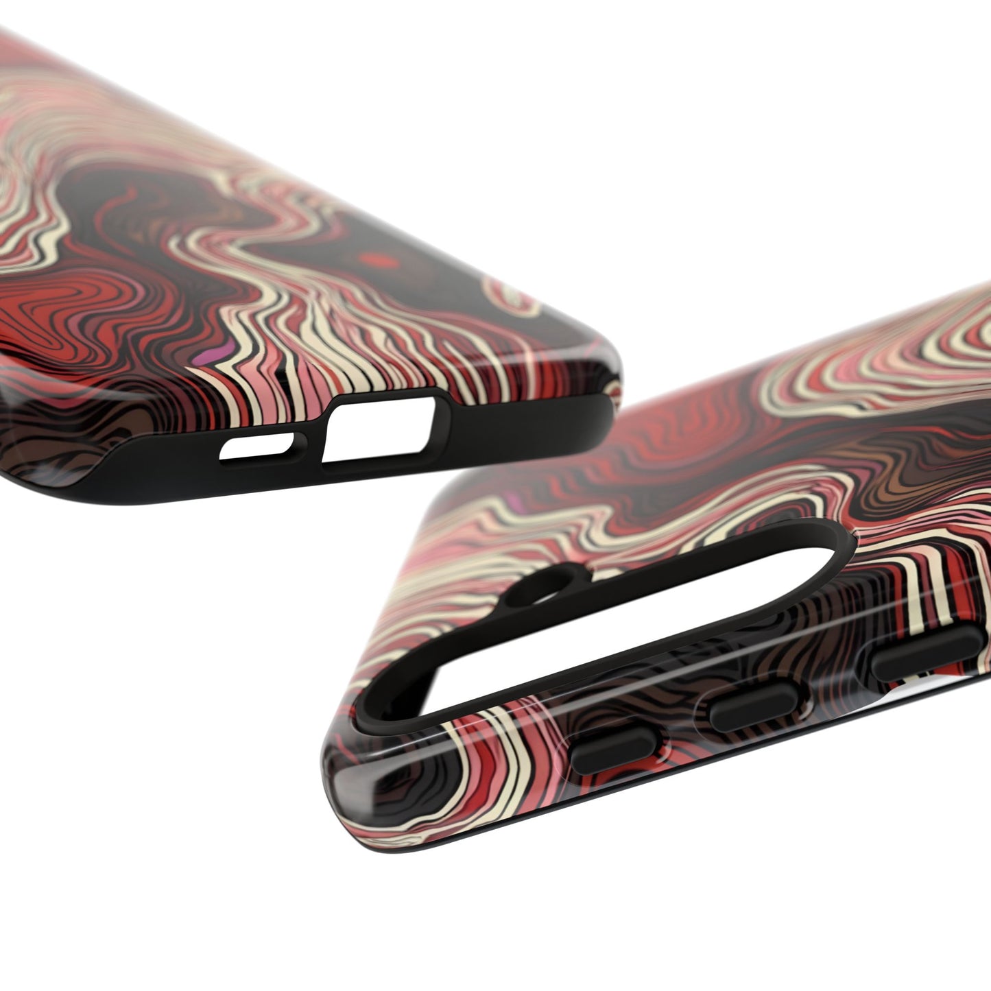 Abstract wavy illusion with swirling lines | Pattern Design