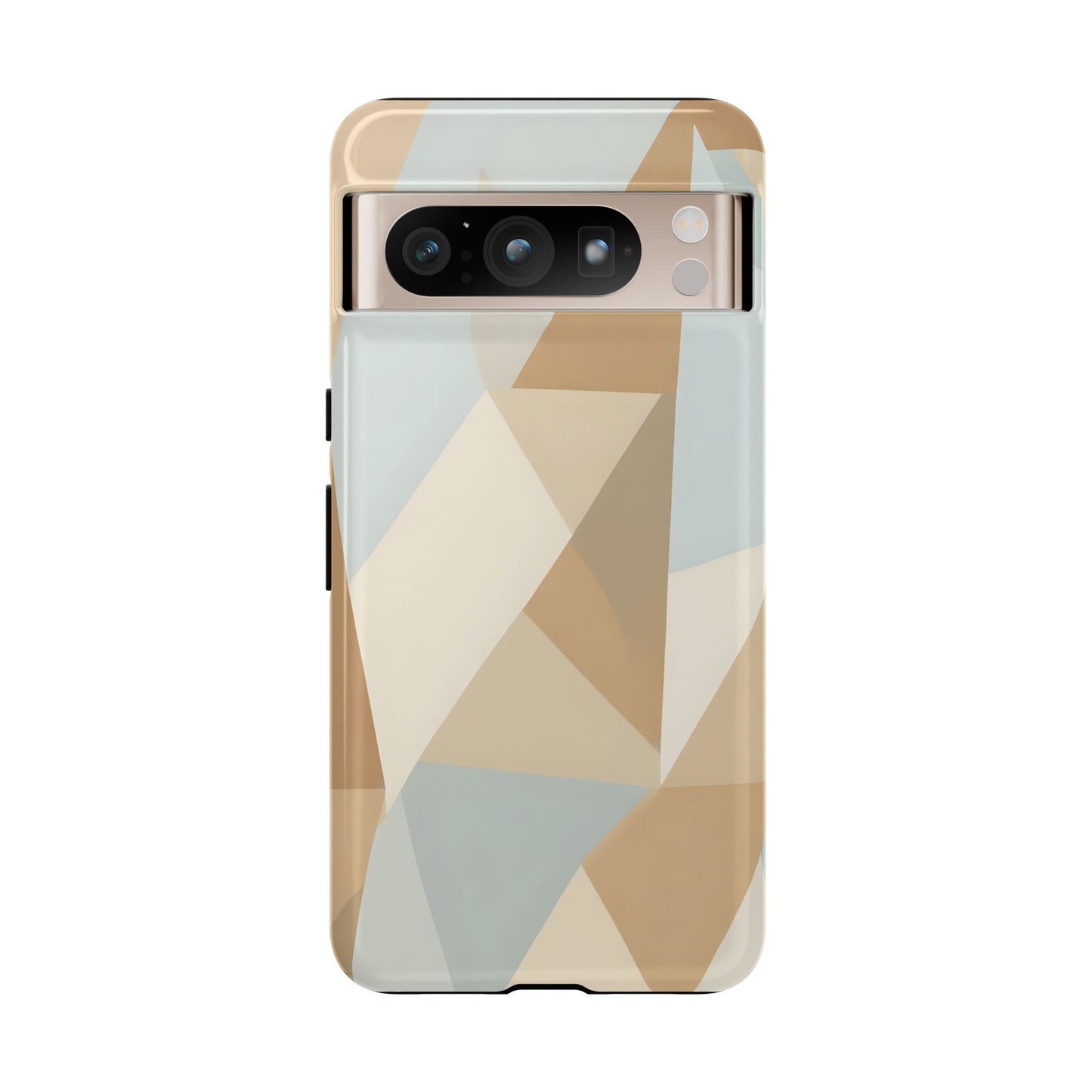 Neutral Geometrical Triangular Abstract Pattern