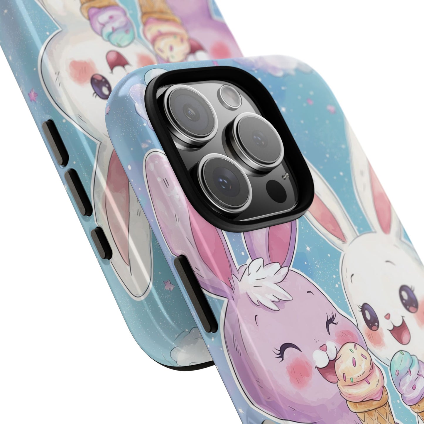 Sweet Bunny Bliss - Kawaii Anime Phone Case for iPhone, Samsung, Google Pixel