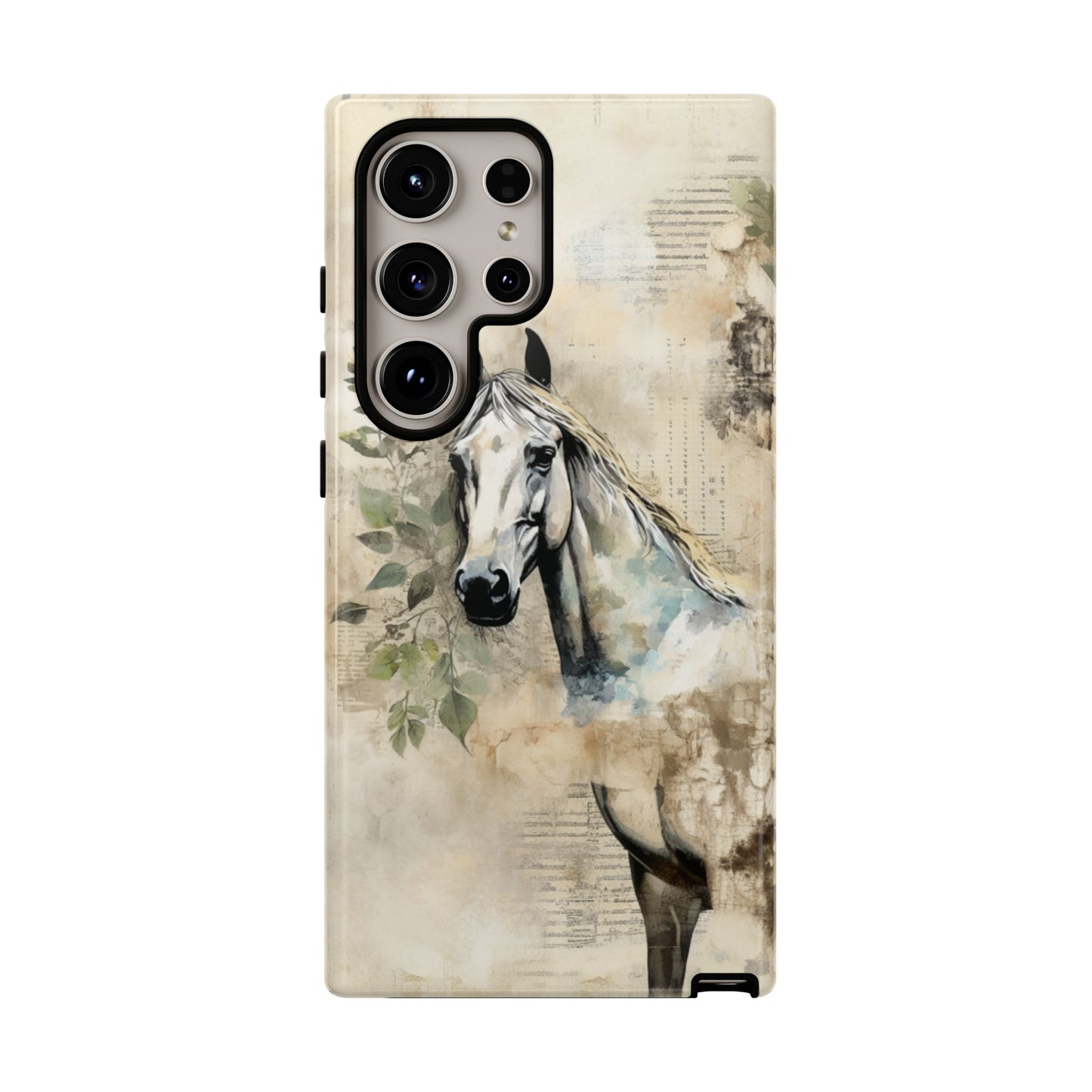 Watercolor Horse Print Phone Case - iPhone, Samsung & Google Pixel Cover - Artistic Equestrian Phone Case, Animal Lover Gift