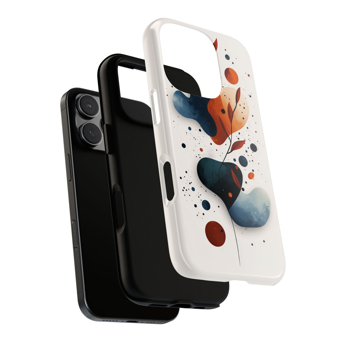 Celestial Bloom – Minimal Abstract Phone Case for iPhone, Samsung & Pixel