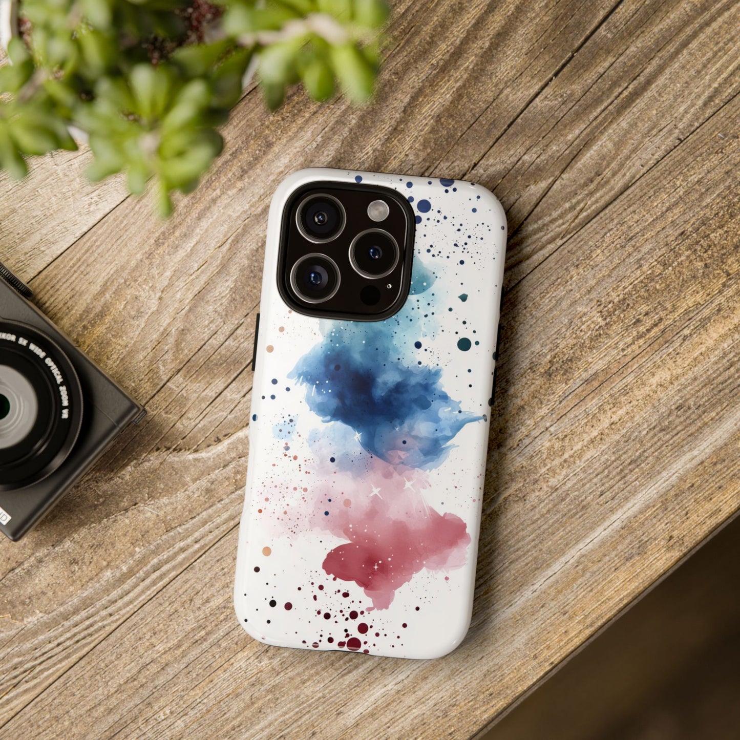 Cosmic Bloom Watercolor Phone Case for iPhone, google Pixel & Samsung