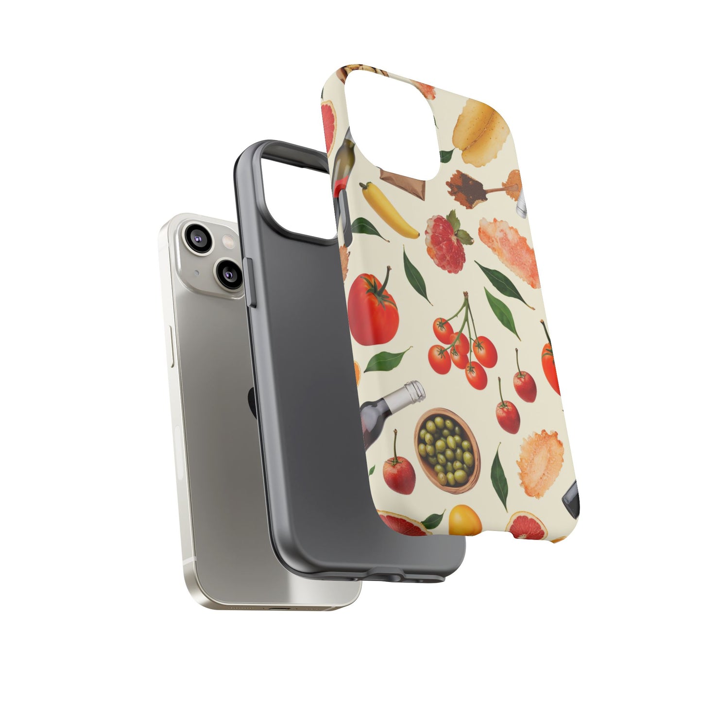 Fresh Fruits & Veggies Pattern Phone Case