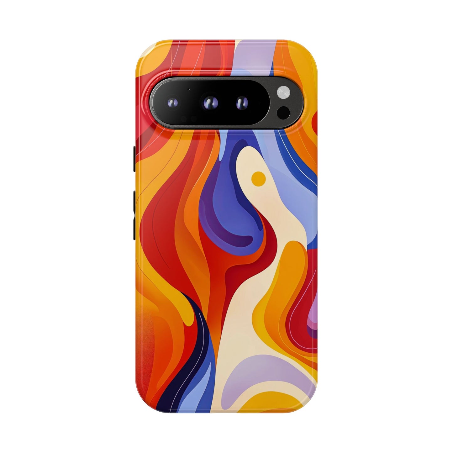 LavaFlow – Vivid Heatwave Abstract Phone Case for iPhone, Samsung & Pixel