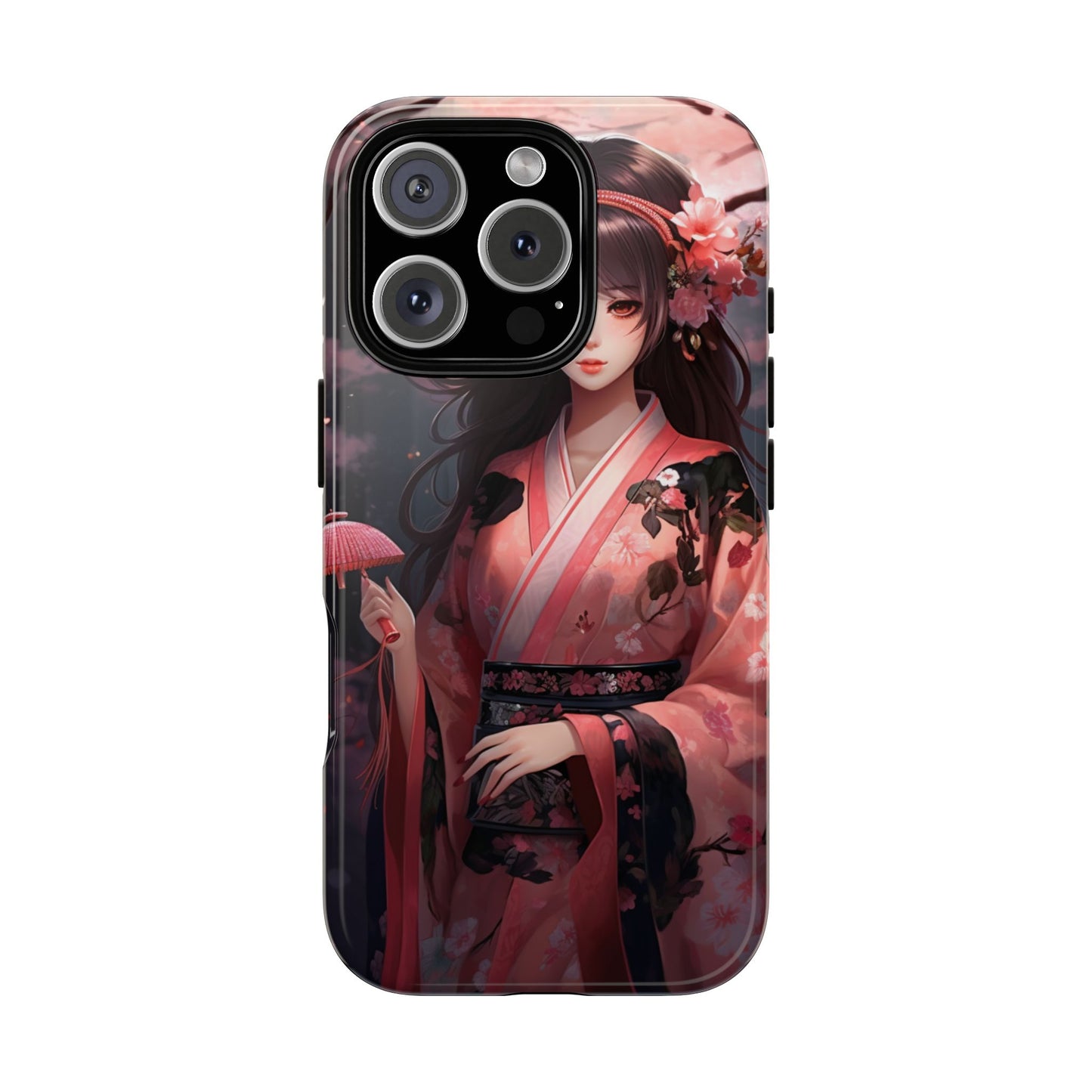 Kawaii Phone Case, Anime Girl Phone Case - Cute Aesthetic Cover for iPhone, Samsung & Google Pixel, Girly Phone Case, Anime Lover Gift