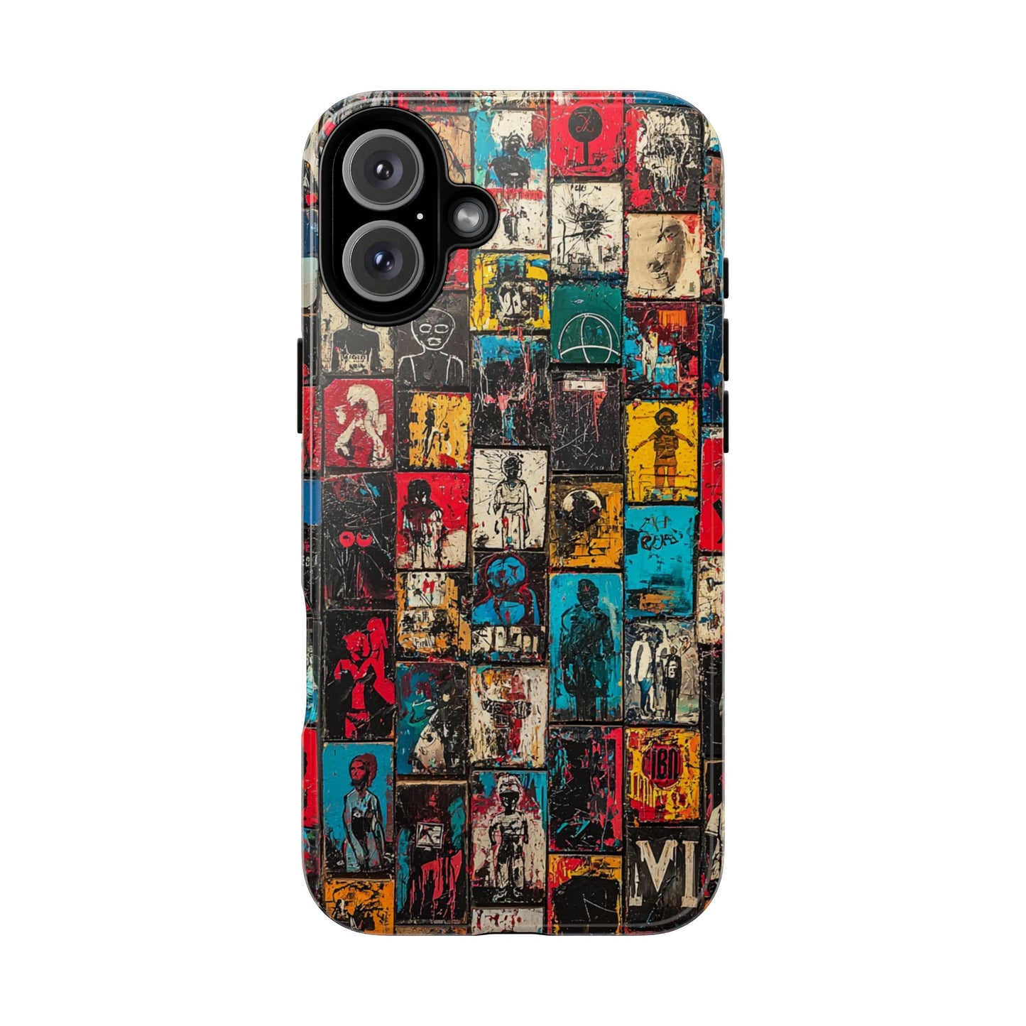 Abstract Art Phone Case – Basquiat-Inspired Phone Cover - iPhone, Samsung & Google Pixel Cover - Artistic Painting Case, Art Lover Gift