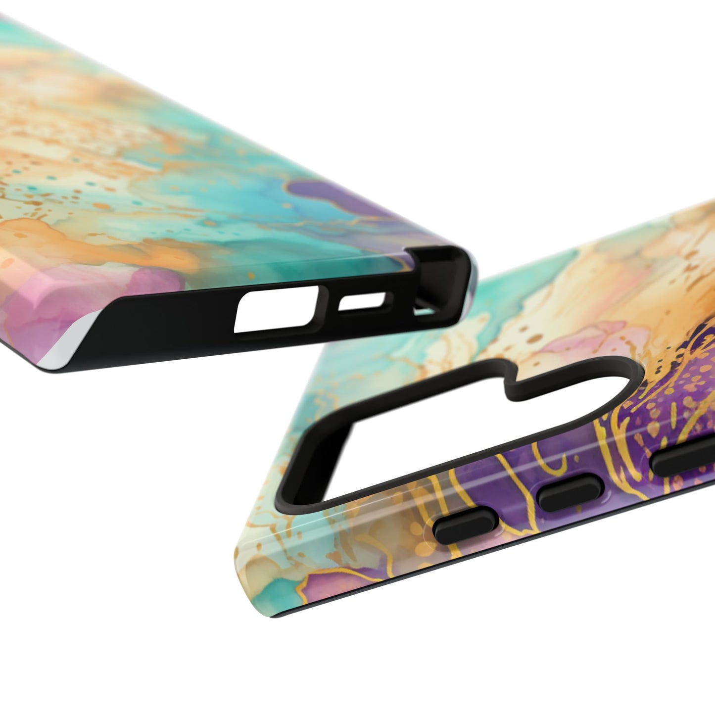 Golden Aura Abstract Watercolor Mobile Case